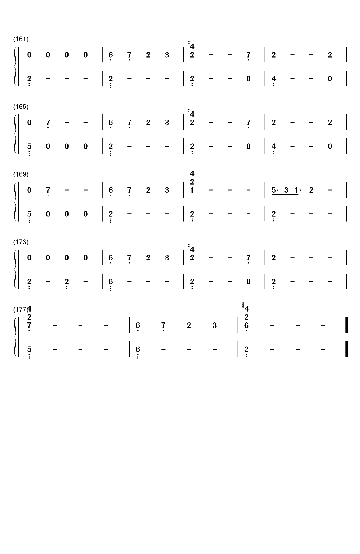 Filthy-Justin Timberlake双手简谱预览7
