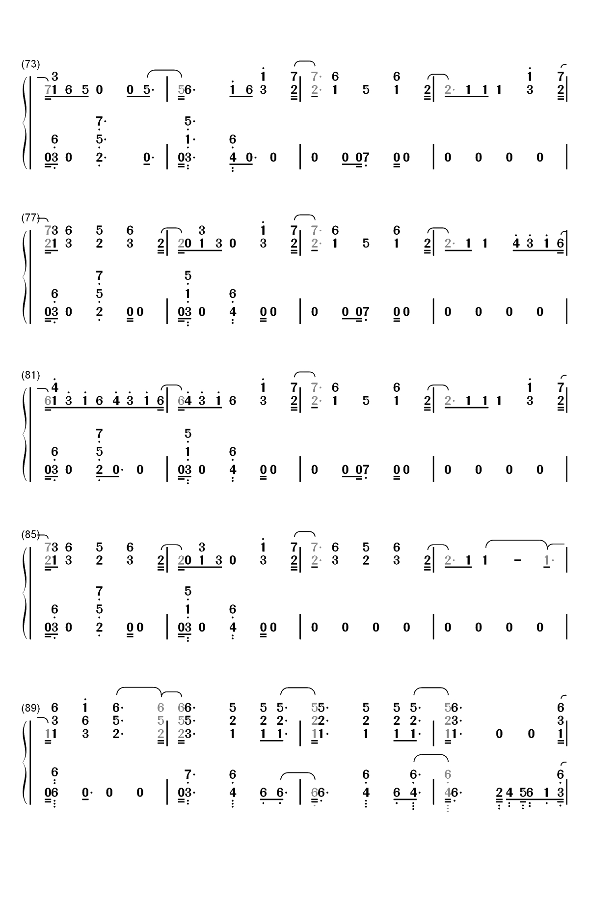 Don't Go Breaking My Heart-Backstreet Boys双手简谱预览5