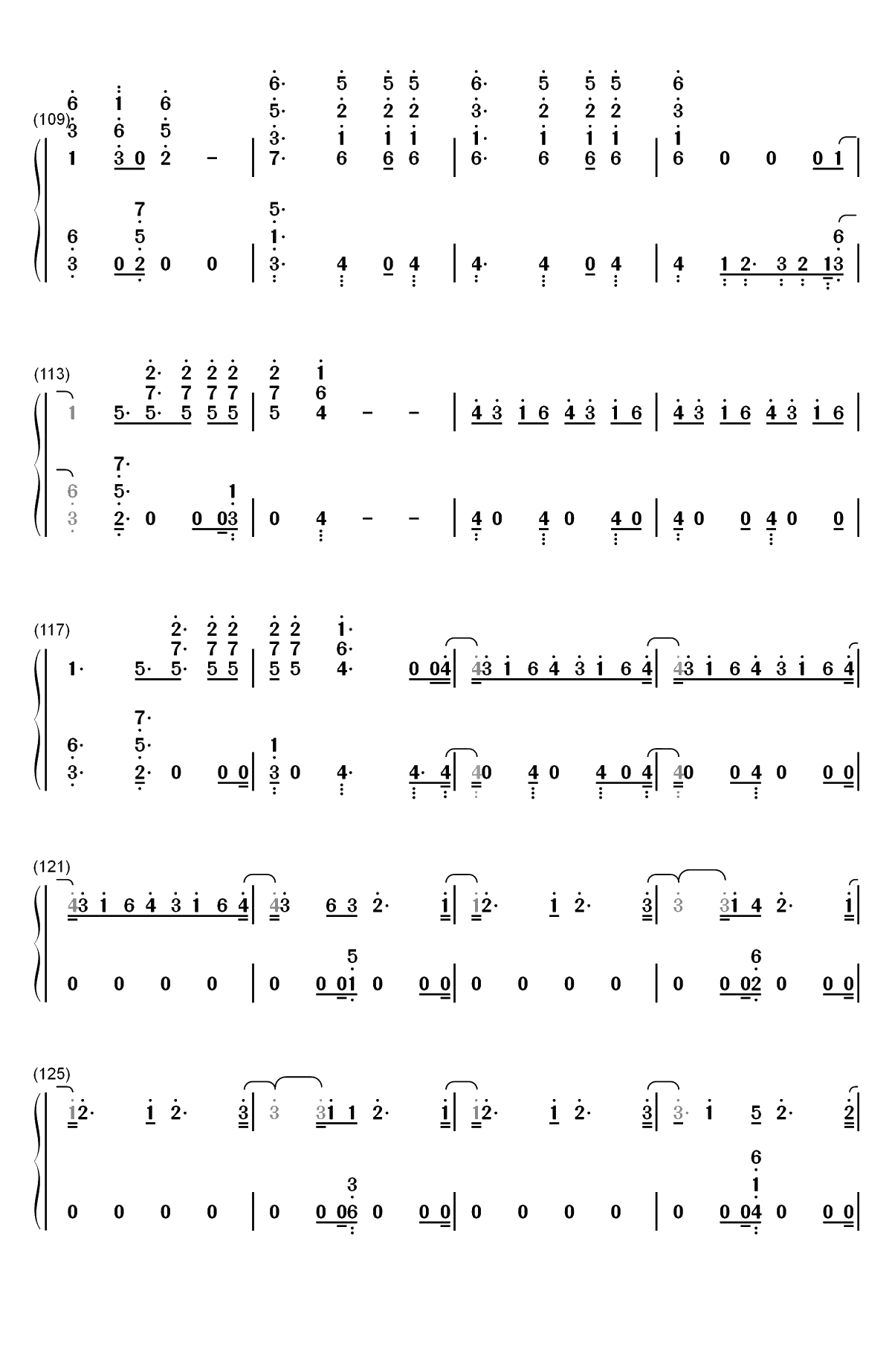 Don't Go Breaking My Heart-Backstreet Boys双手简谱预览7