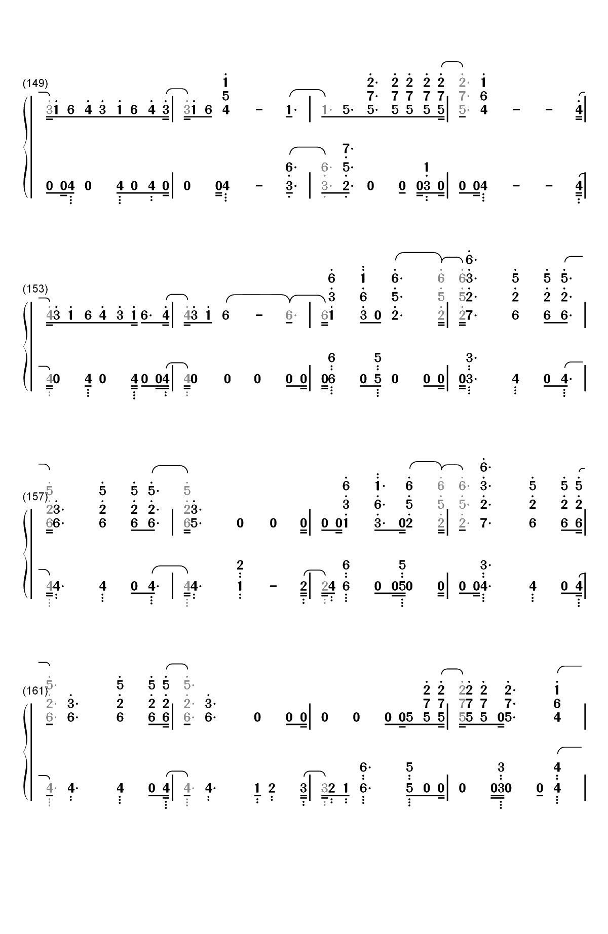 Don't Go Breaking My Heart-Backstreet Boys双手简谱预览9