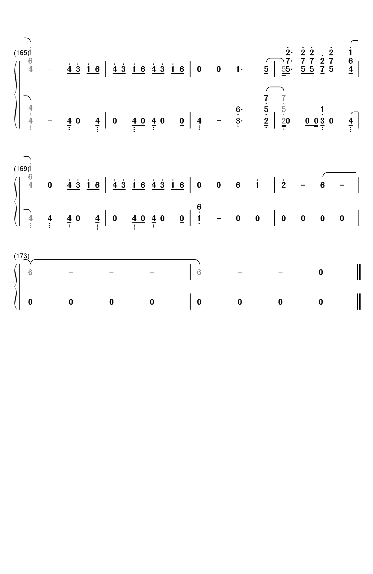 Don't Go Breaking My Heart-Backstreet Boys双手简谱预览10