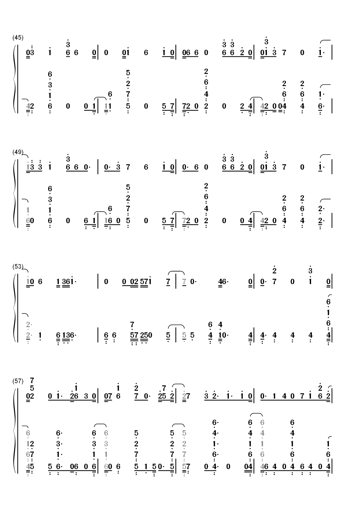 Bishops Knife Trick-Fall Out Boy双手简谱预览4