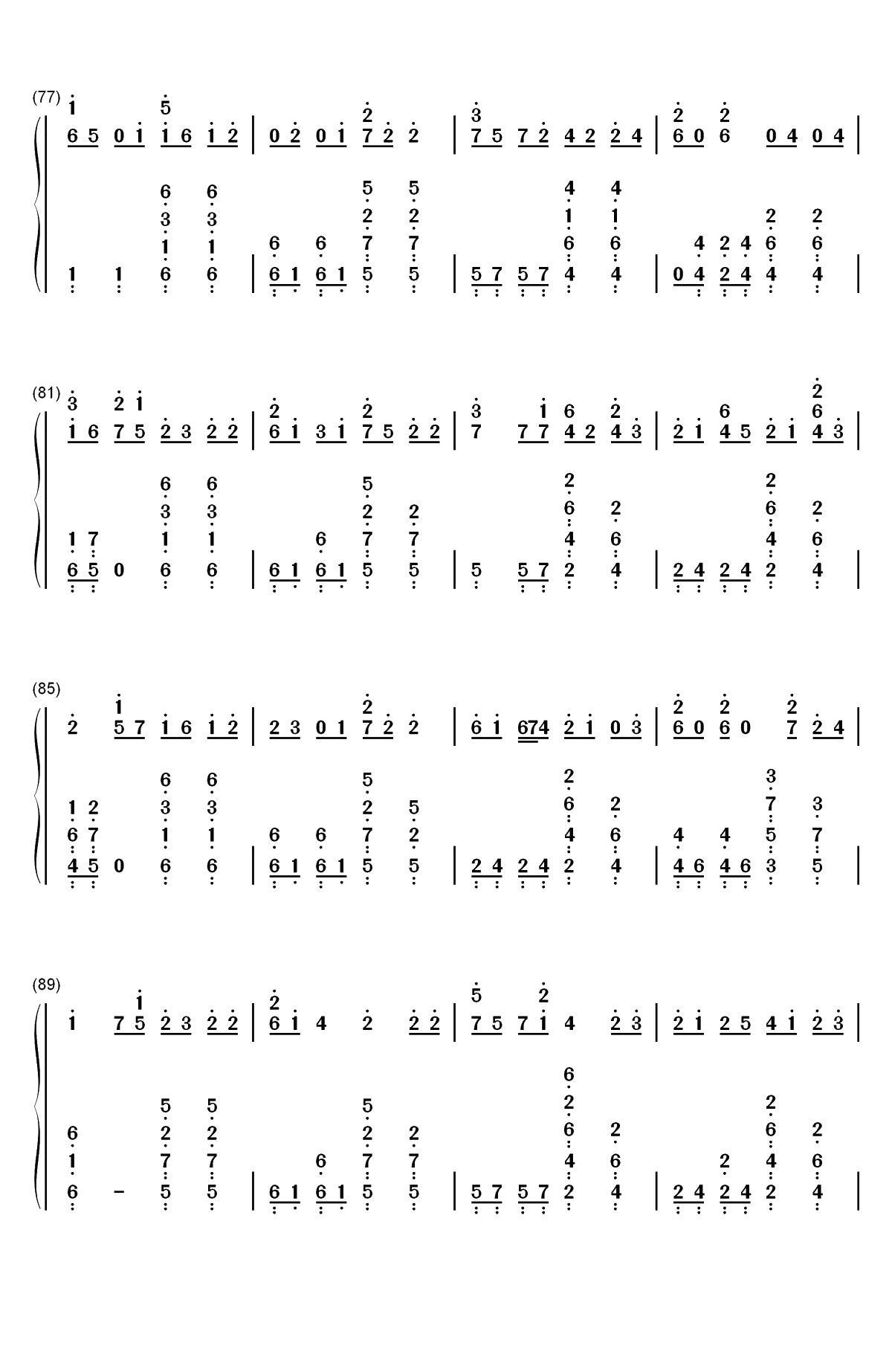 Bishops Knife Trick-Fall Out Boy双手简谱预览6