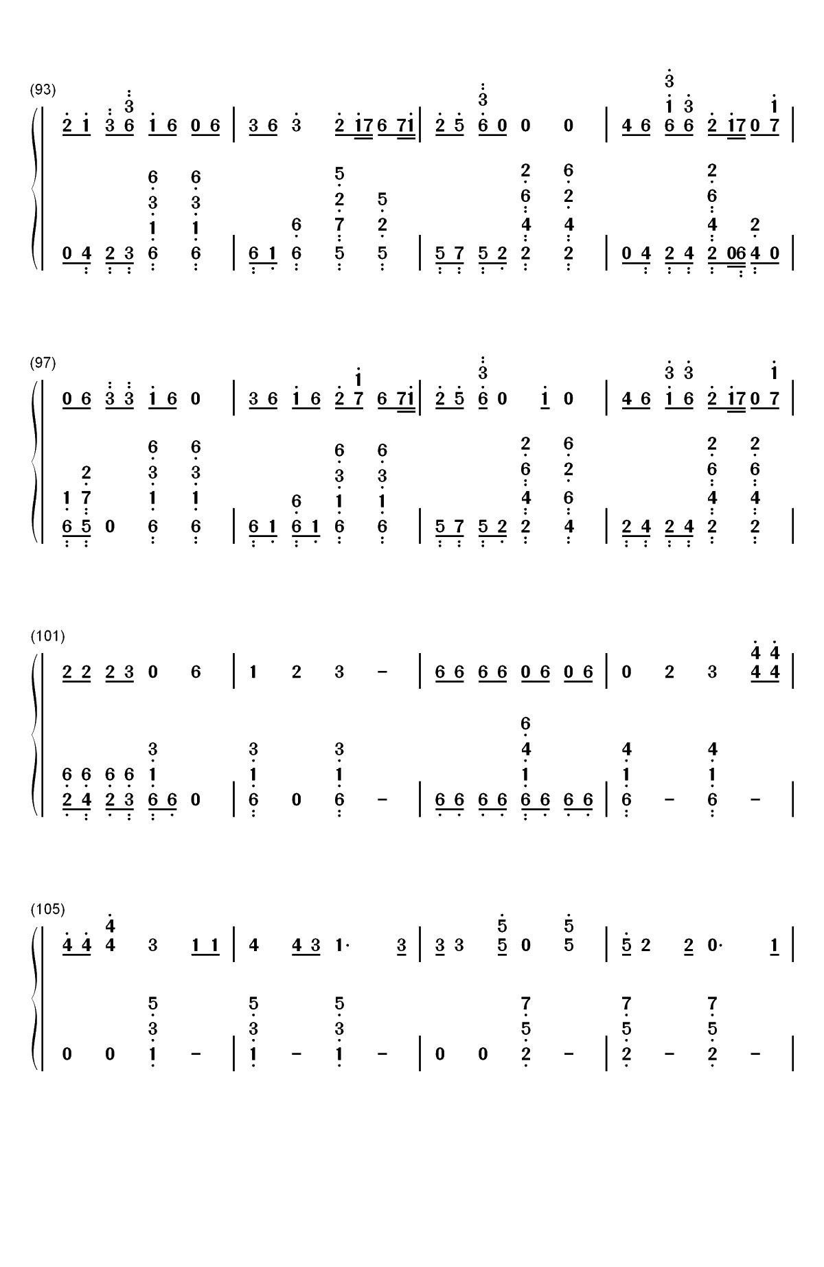 Bishops Knife Trick-Fall Out Boy双手简谱预览7