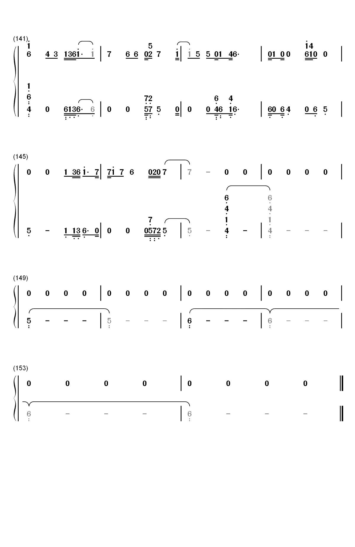 Bishops Knife Trick-Fall Out Boy双手简谱预览10