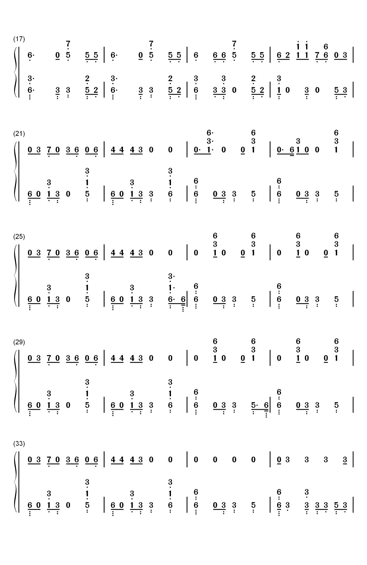 Sangria Wine-Pharrell Williams和Camila Cabello双手简谱预览2