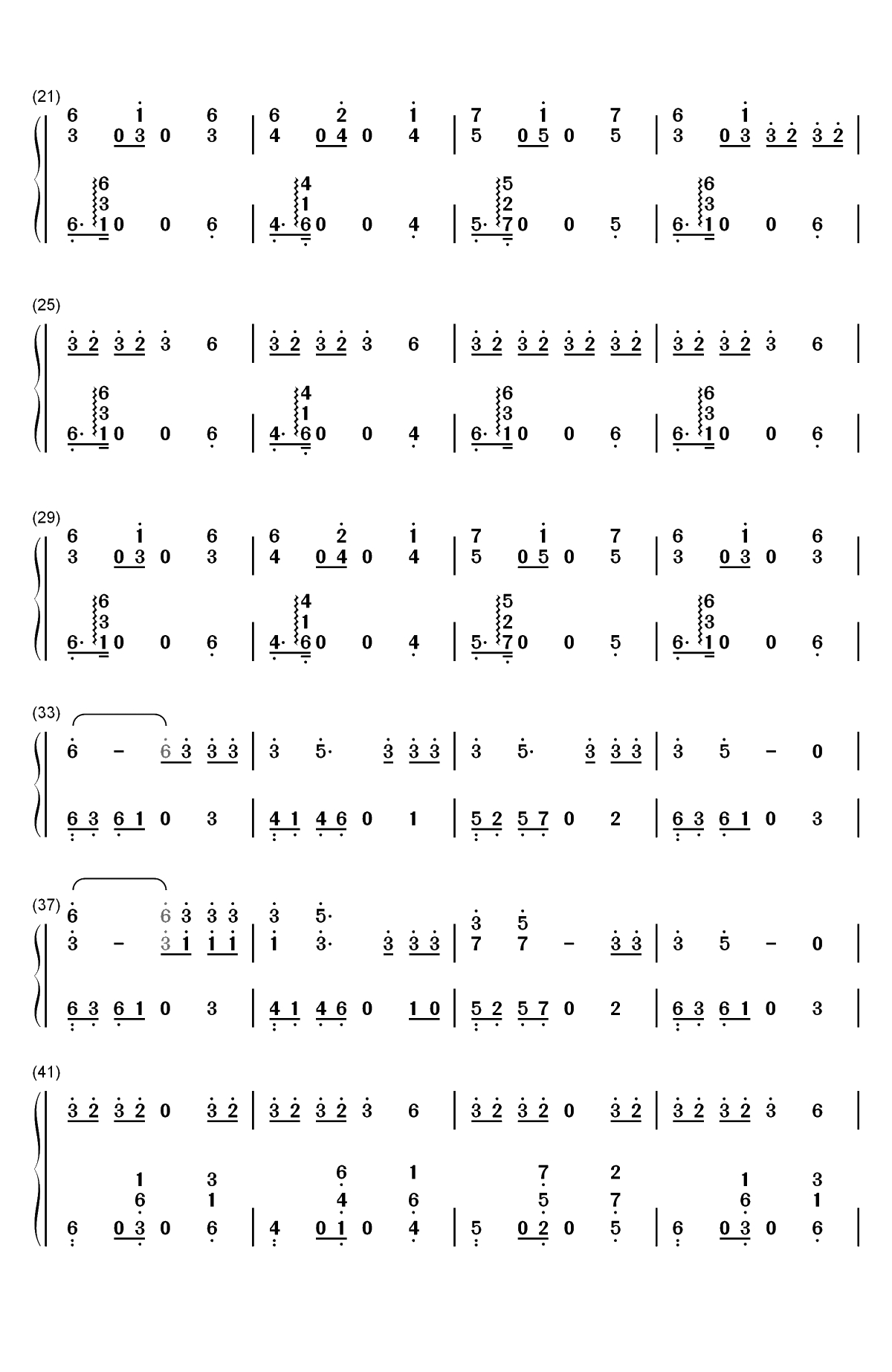 Go Go-防弹少年团双手简谱预览2