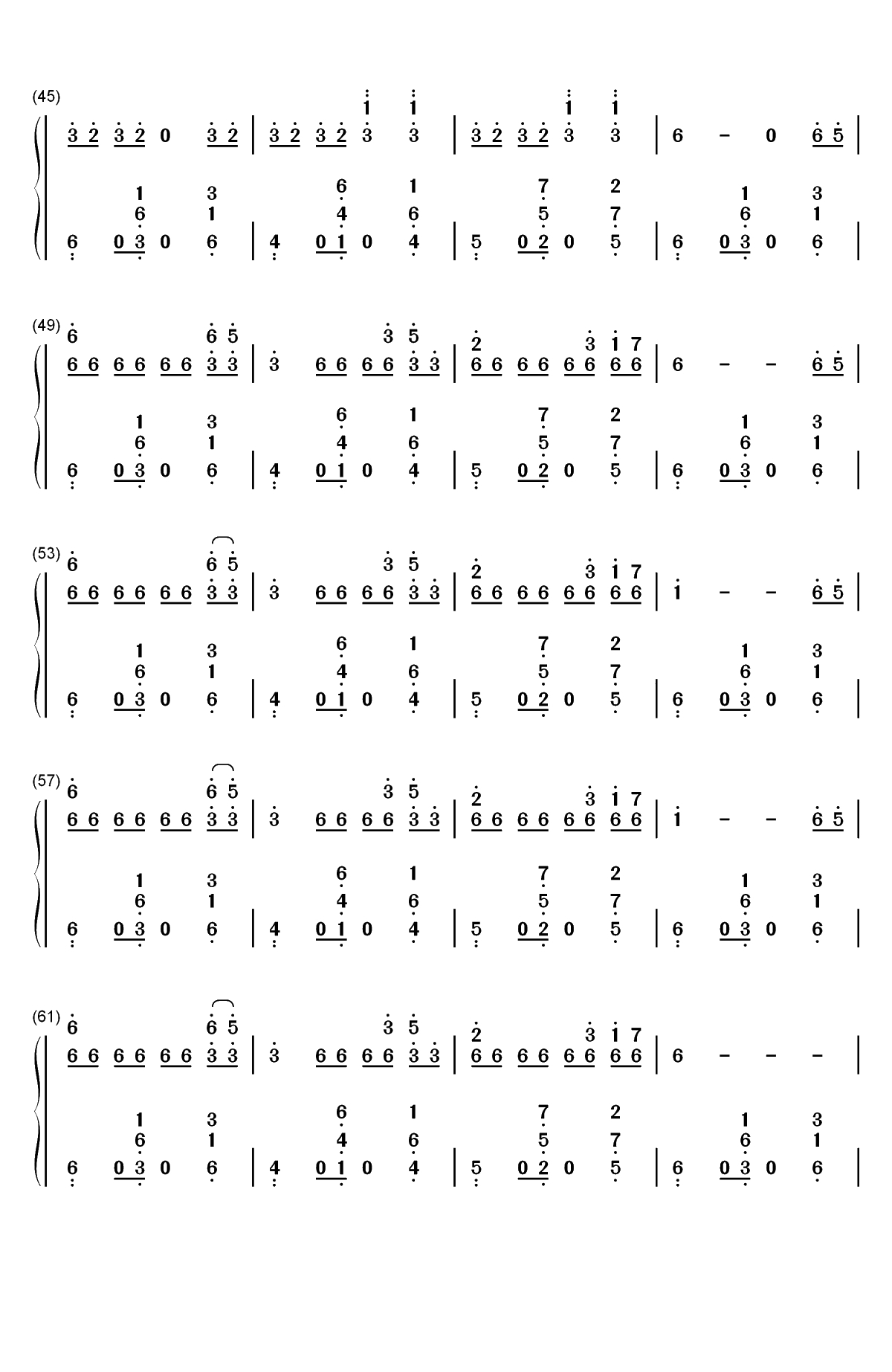 Go Go-防弹少年团双手简谱预览3