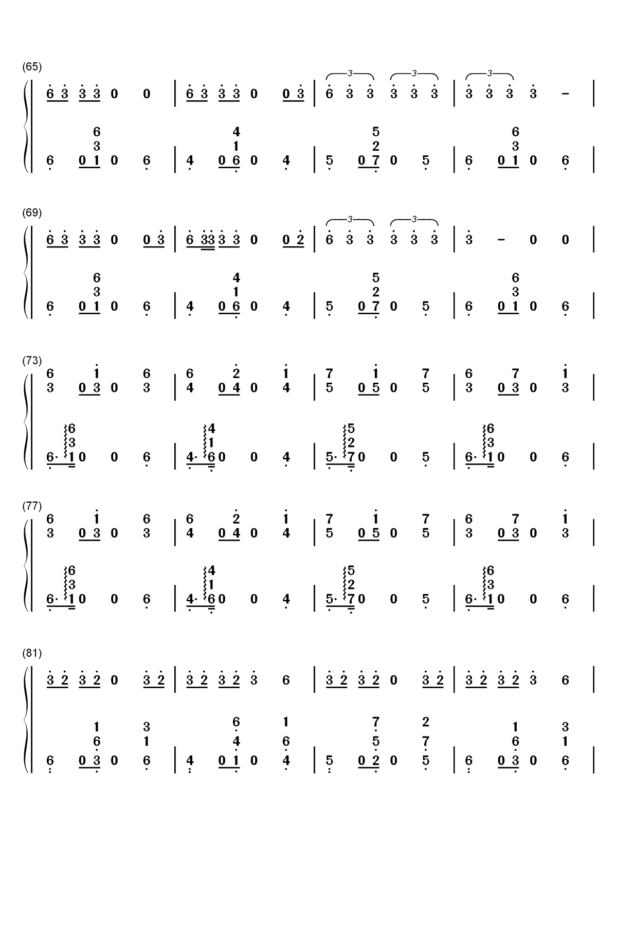 Go Go-防弹少年团双手简谱预览4