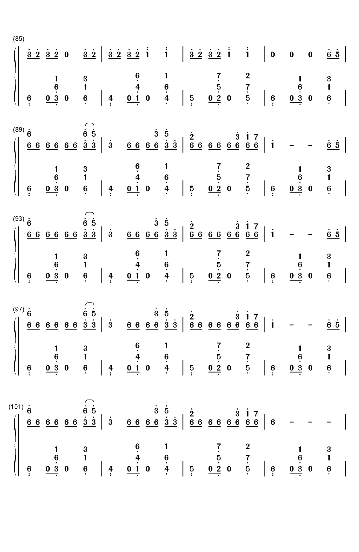 Go Go-防弹少年团双手简谱预览5