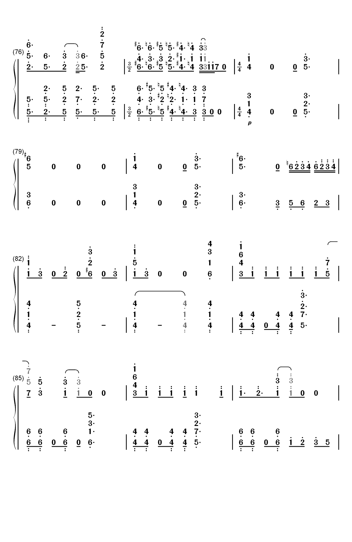 Katharsis-东京喰种re OP2双手简谱预览8