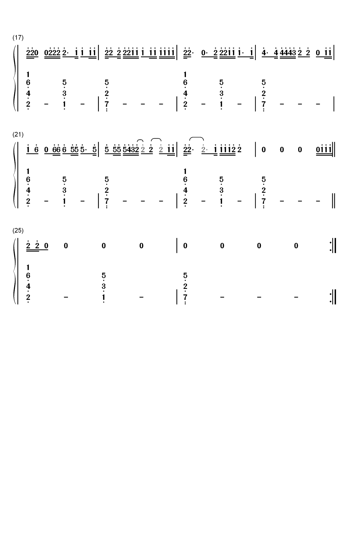 Dont Call Me Up-Mabel双手简谱预览2