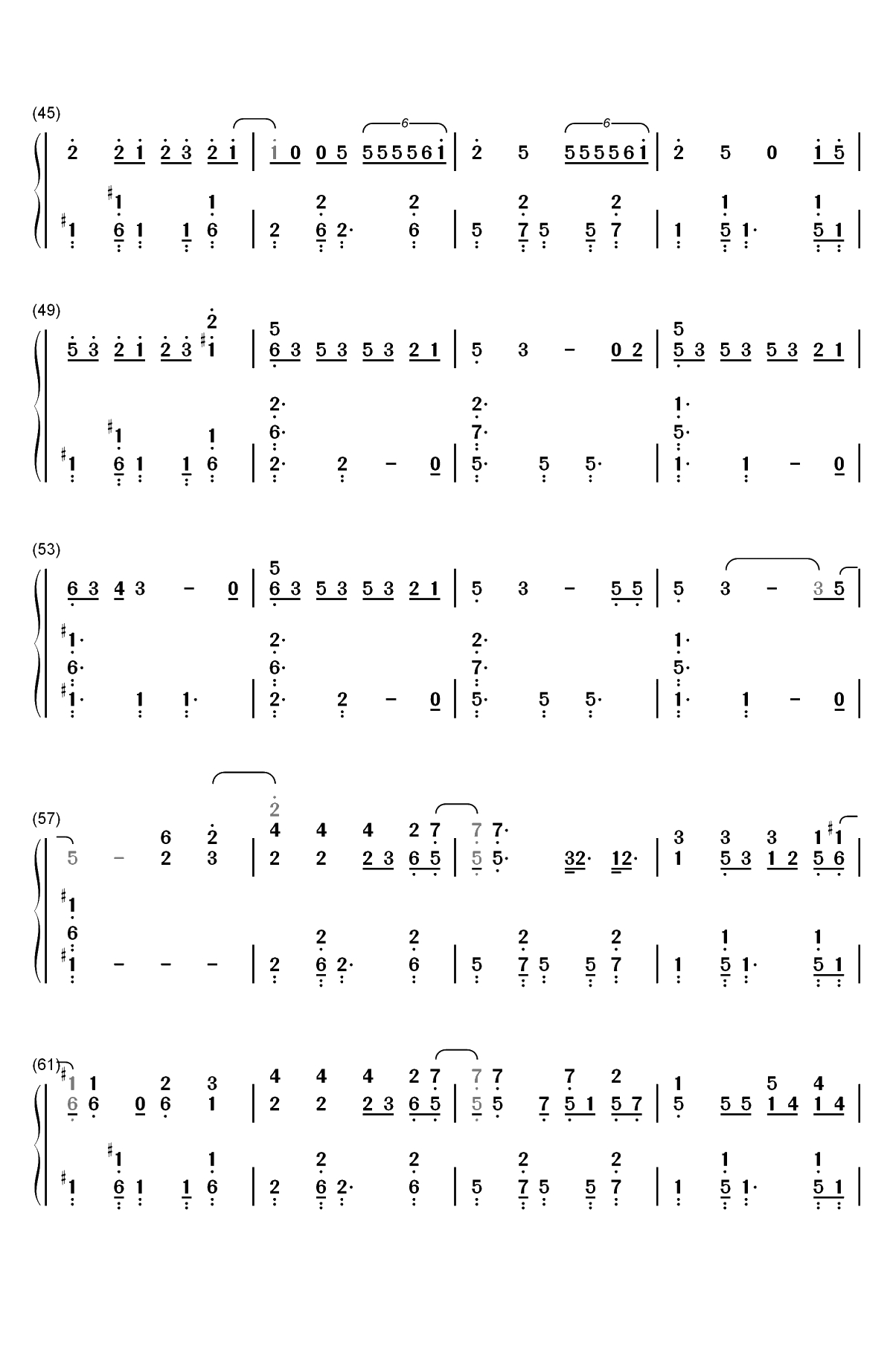 So Am I-Ava Max双手简谱预览3