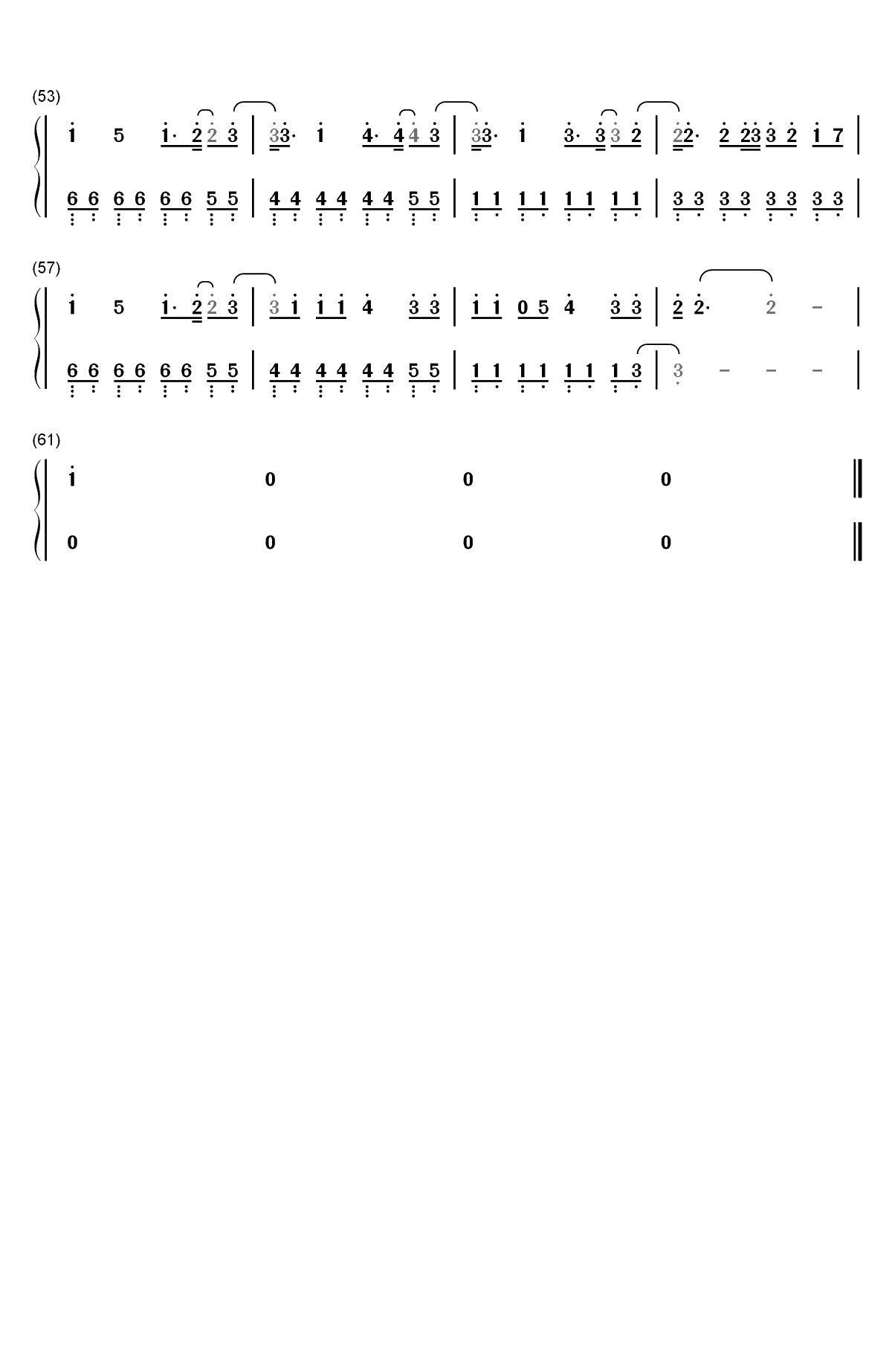 No Sleep-Martin Garrix ft Bonn双手简谱预览3