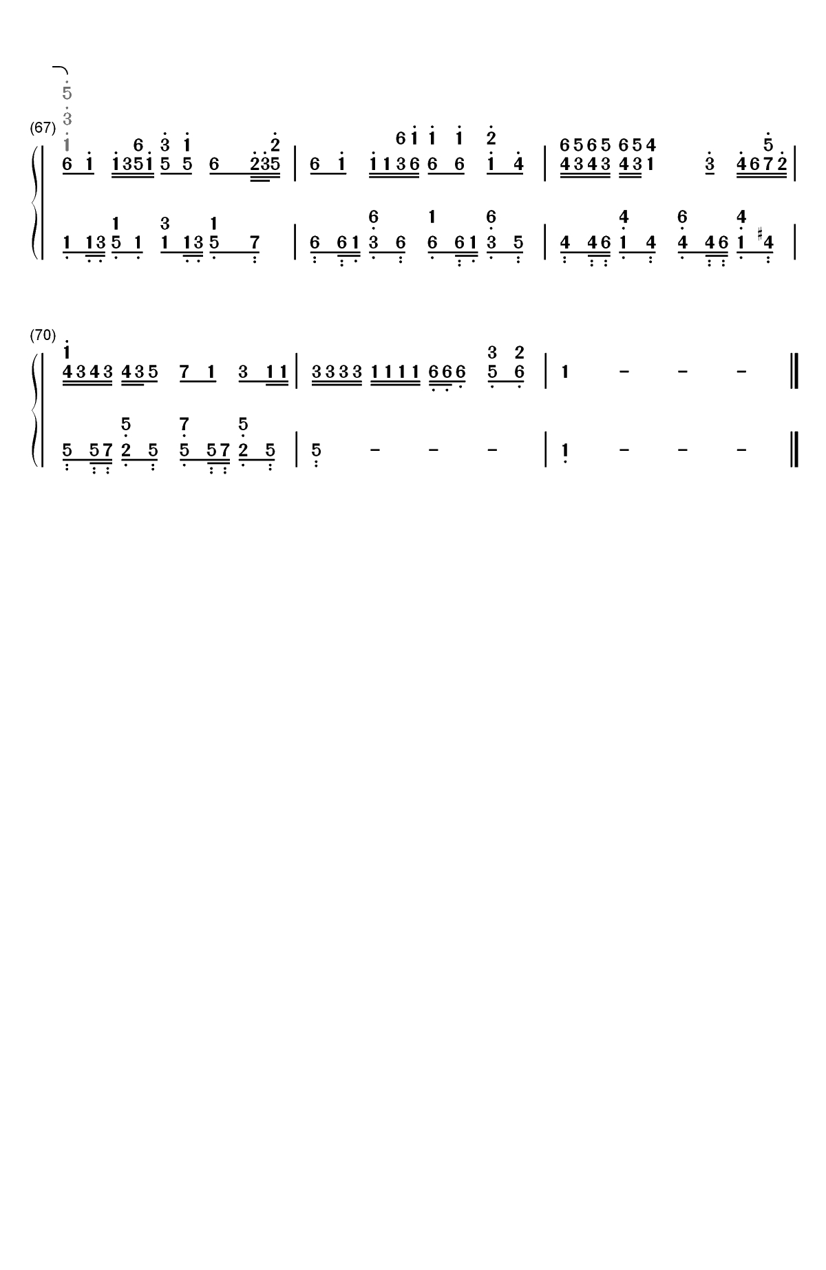 Me-Taylor Swift和Brendon Urie双手简谱预览5