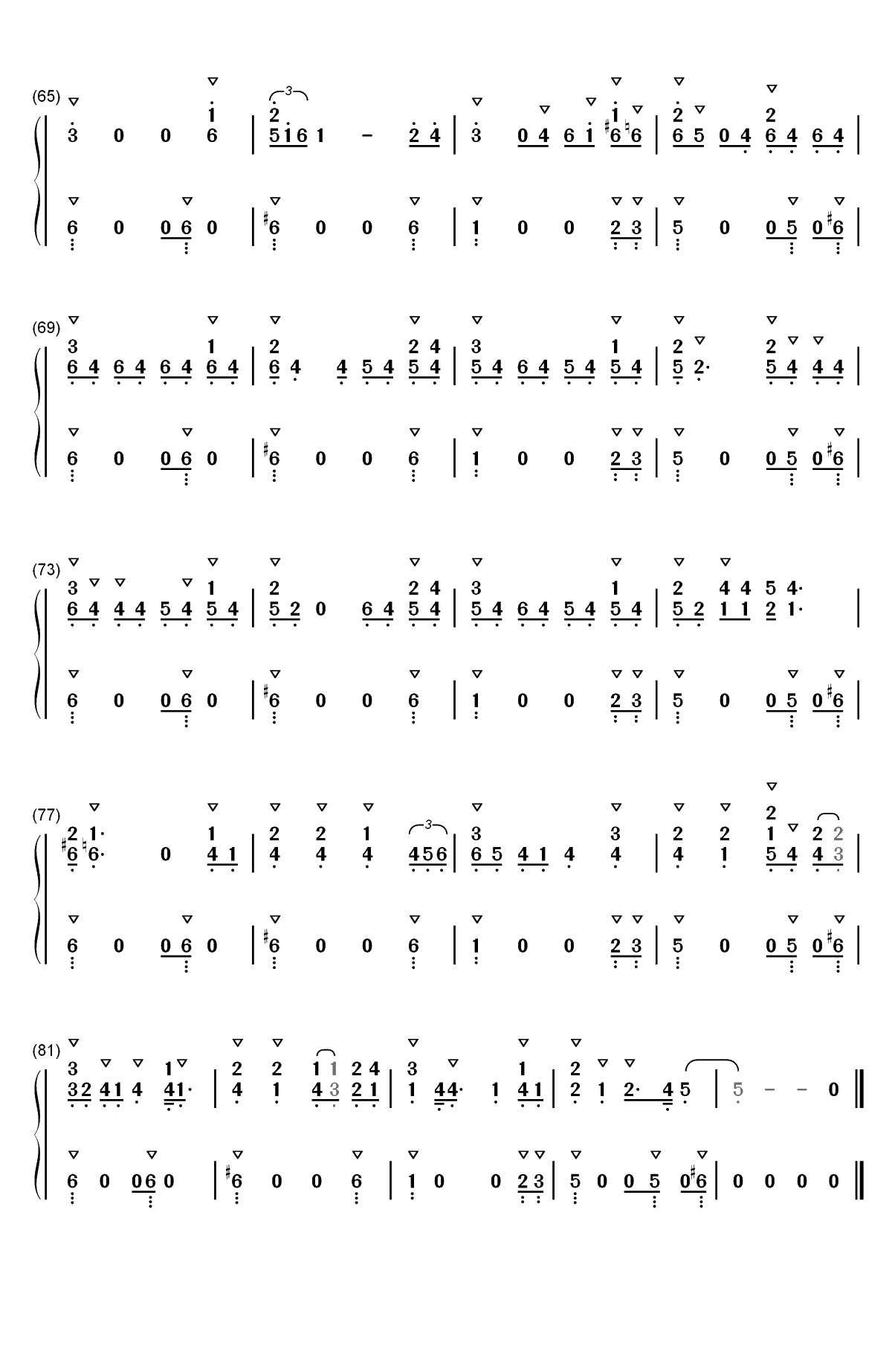 Monopoly-Ariana Grande和Victoria Monet双手简谱预览5