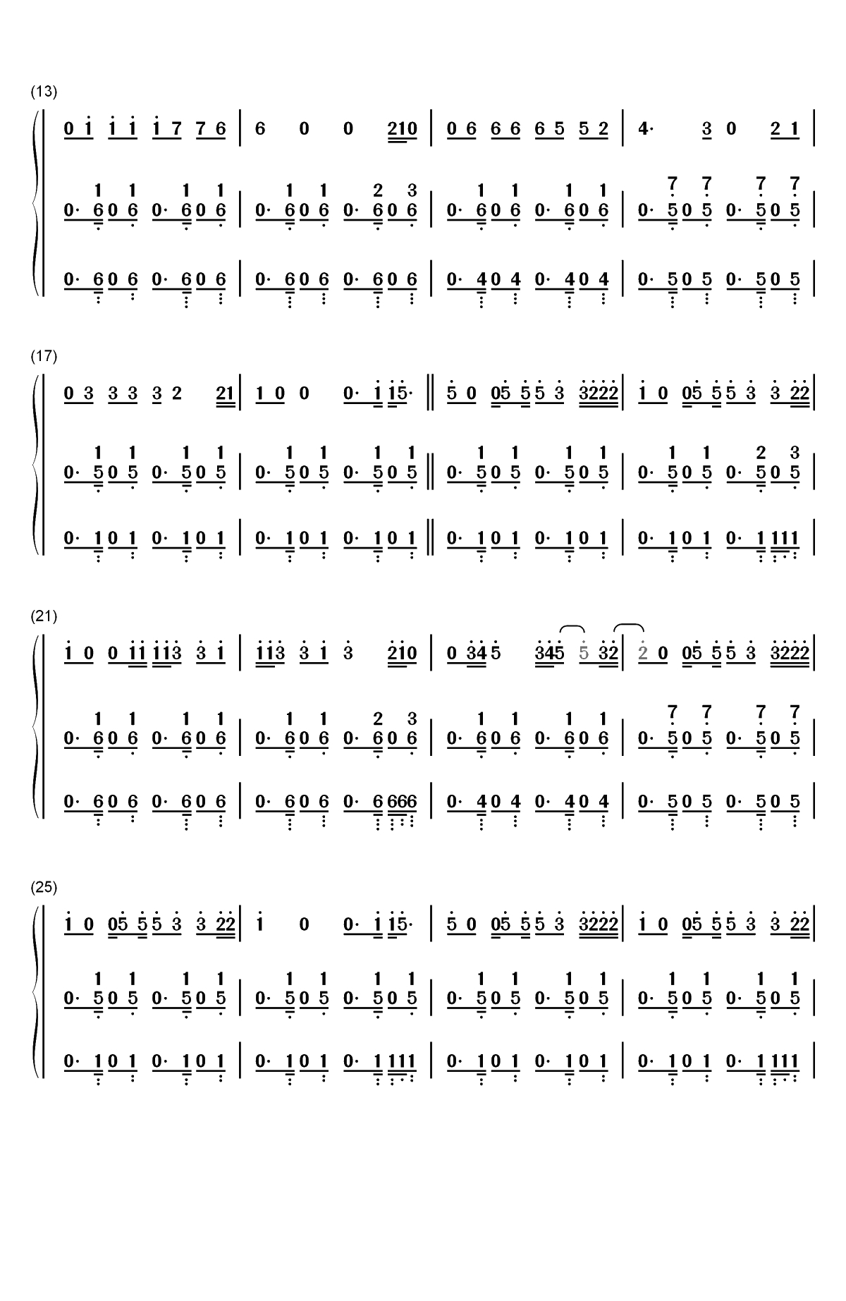 I Dont Care-Ed Sheeran和Justin Bieber双手简谱预览2