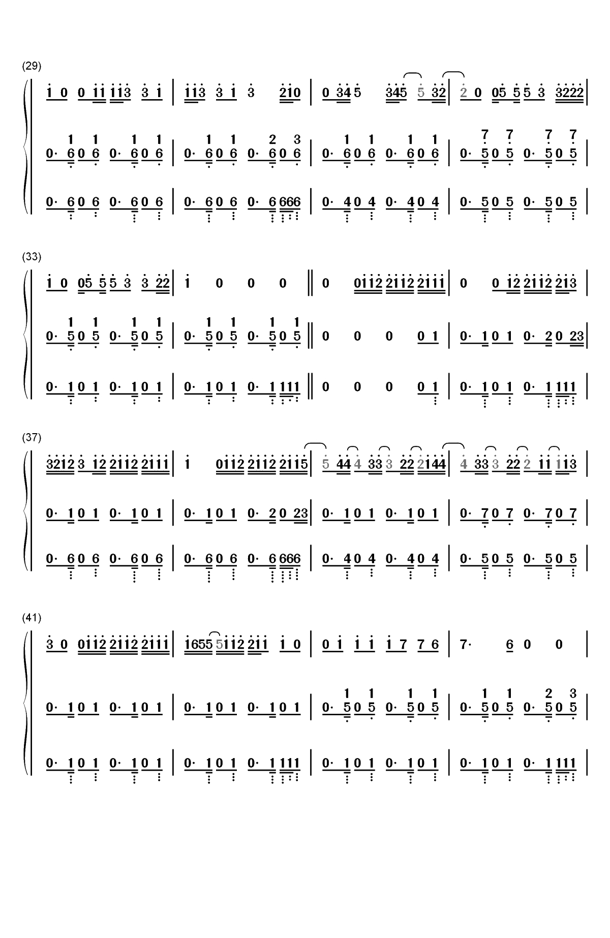 I Dont Care-Ed Sheeran和Justin Bieber双手简谱预览3