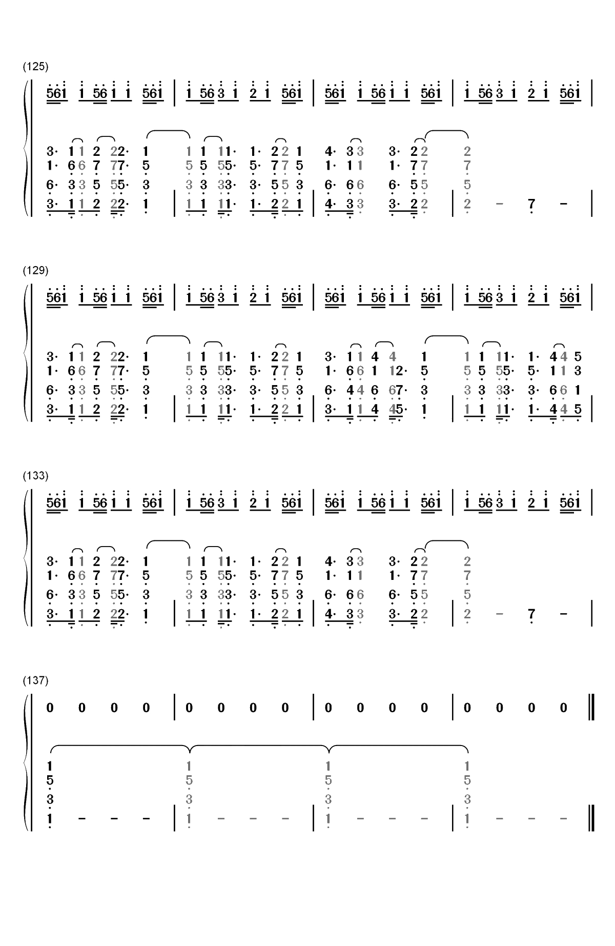 Heaven-Avicii ft Chris Martin双手简谱预览9