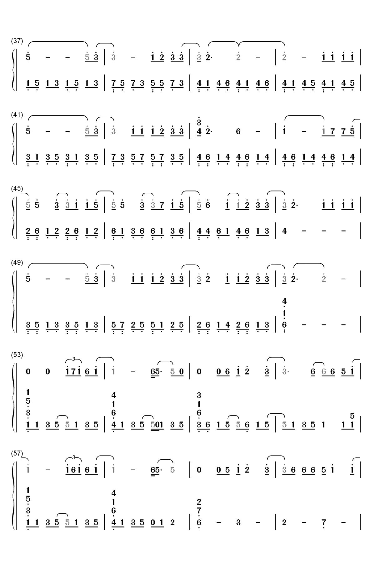 In This Together-我们的星球主题曲双手简谱预览3