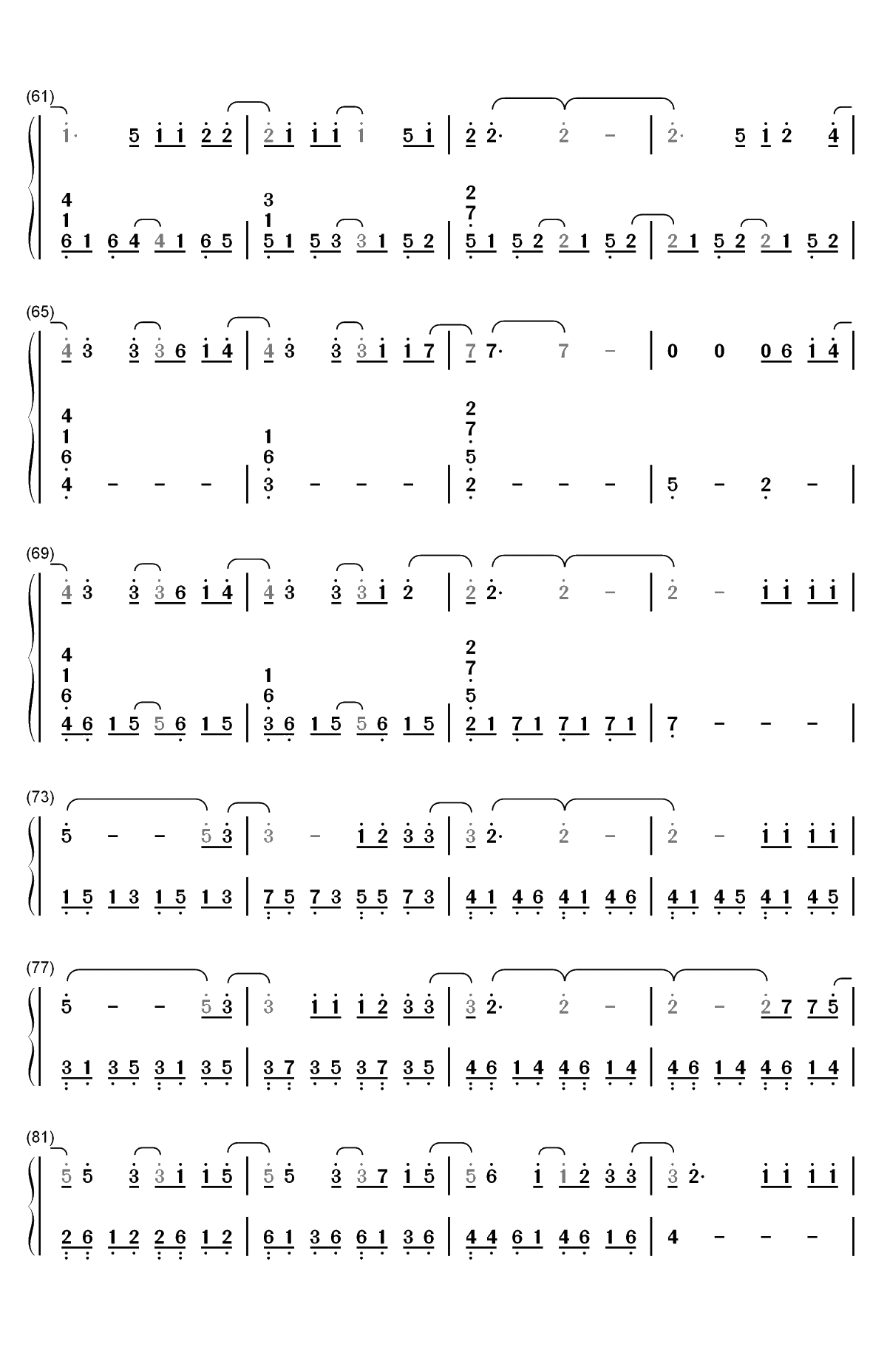 In This Together-我们的星球主题曲双手简谱预览4