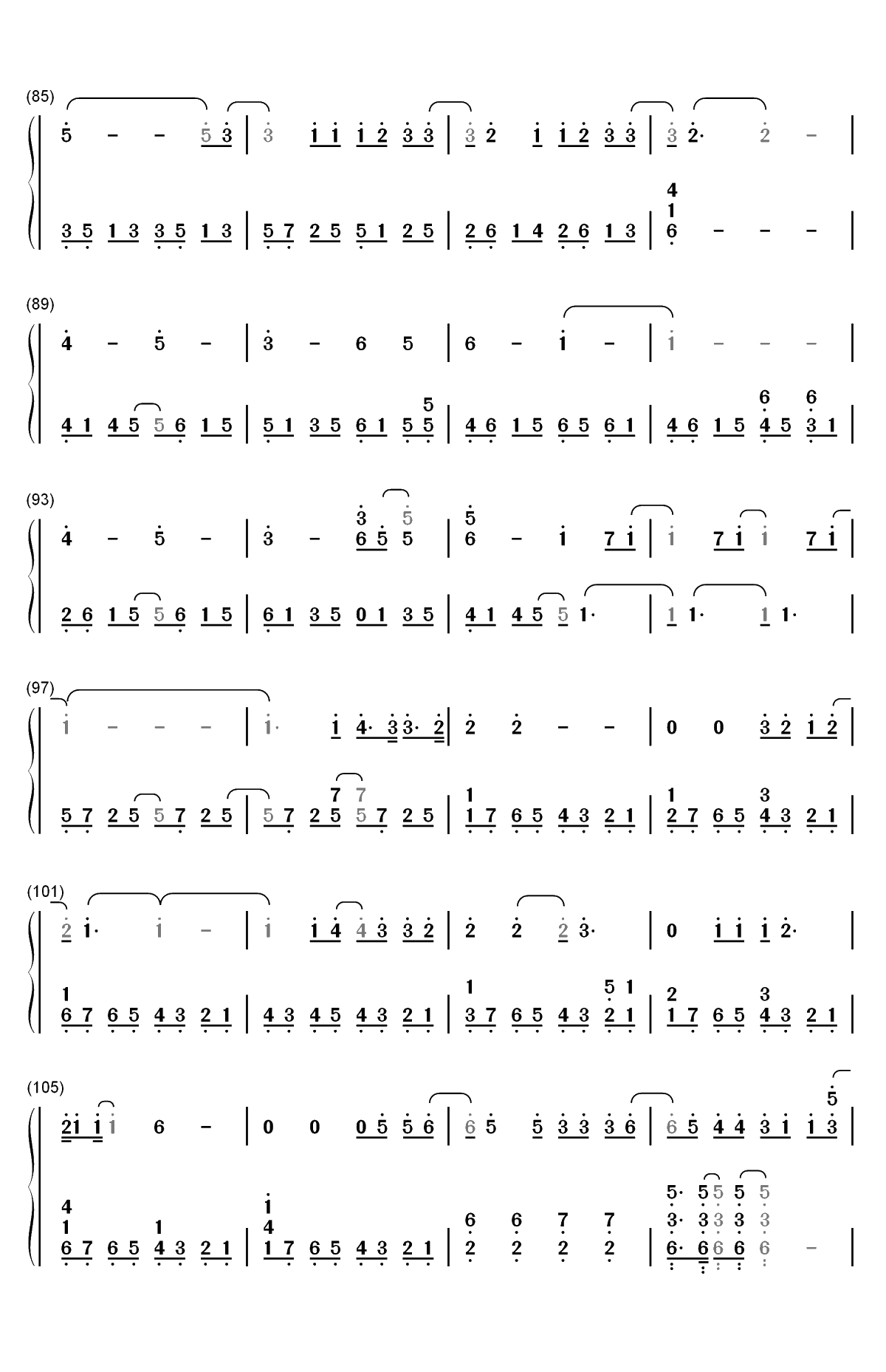 In This Together-我们的星球主题曲双手简谱预览5