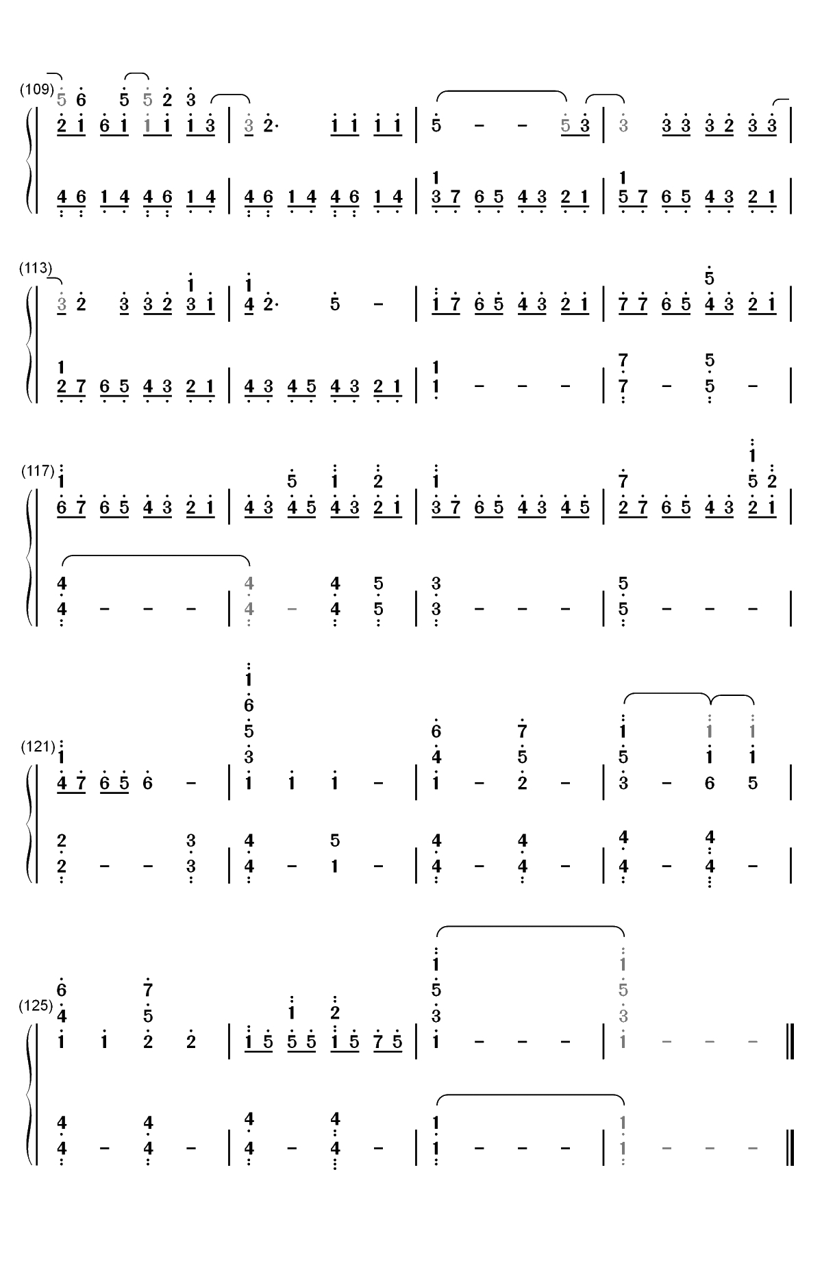 In This Together-我们的星球主题曲双手简谱预览6