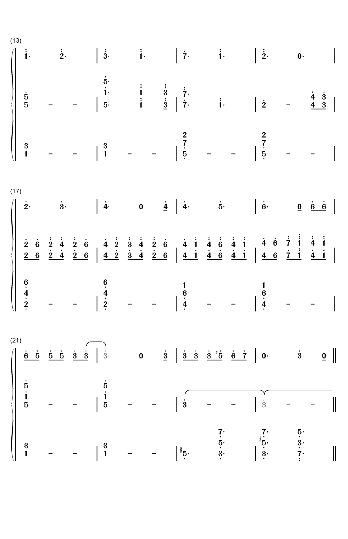 Scream-2019年欧洲歌唱大赛双手简谱预览2
