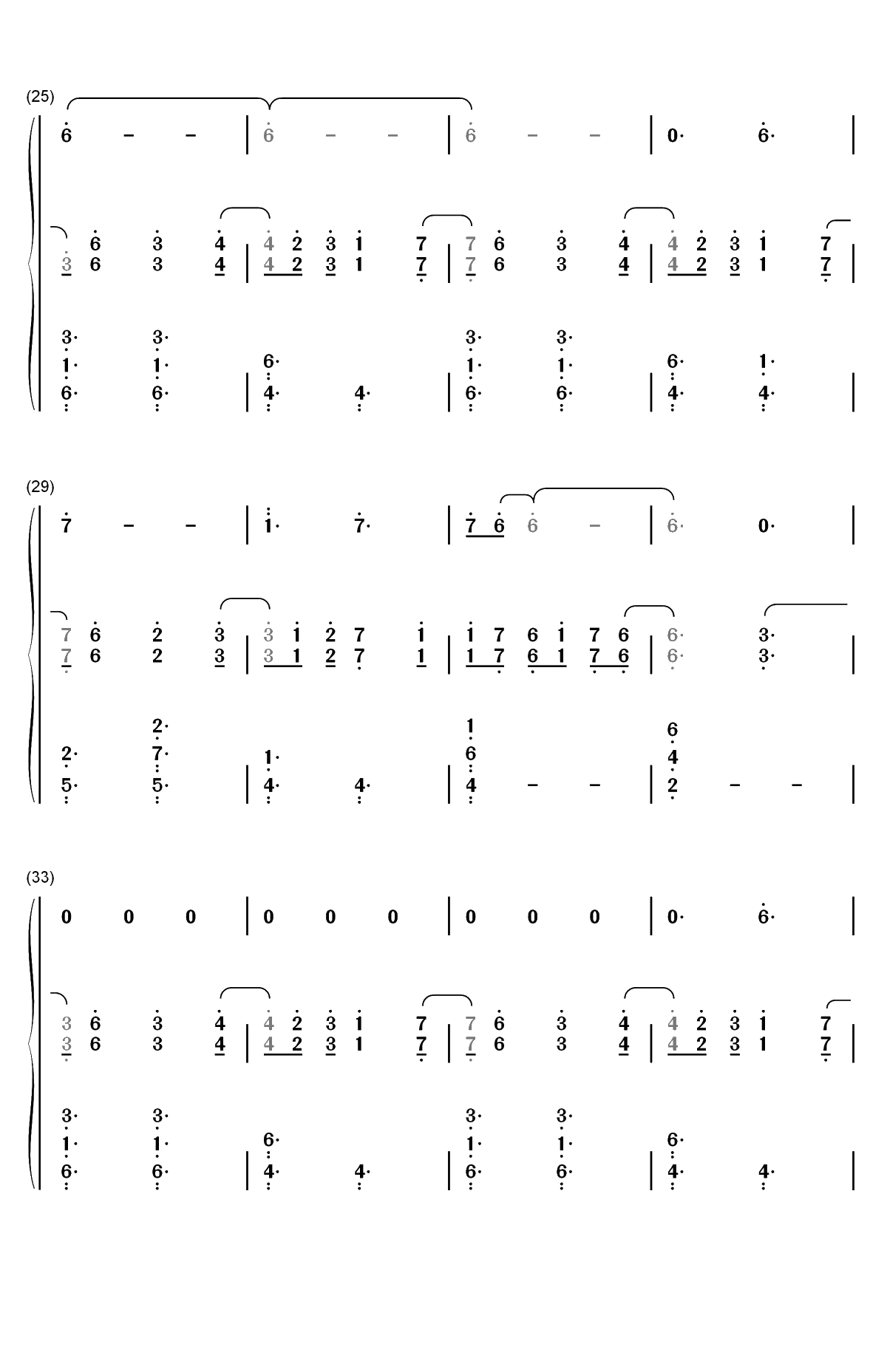 Scream-2019年欧洲歌唱大赛双手简谱预览3