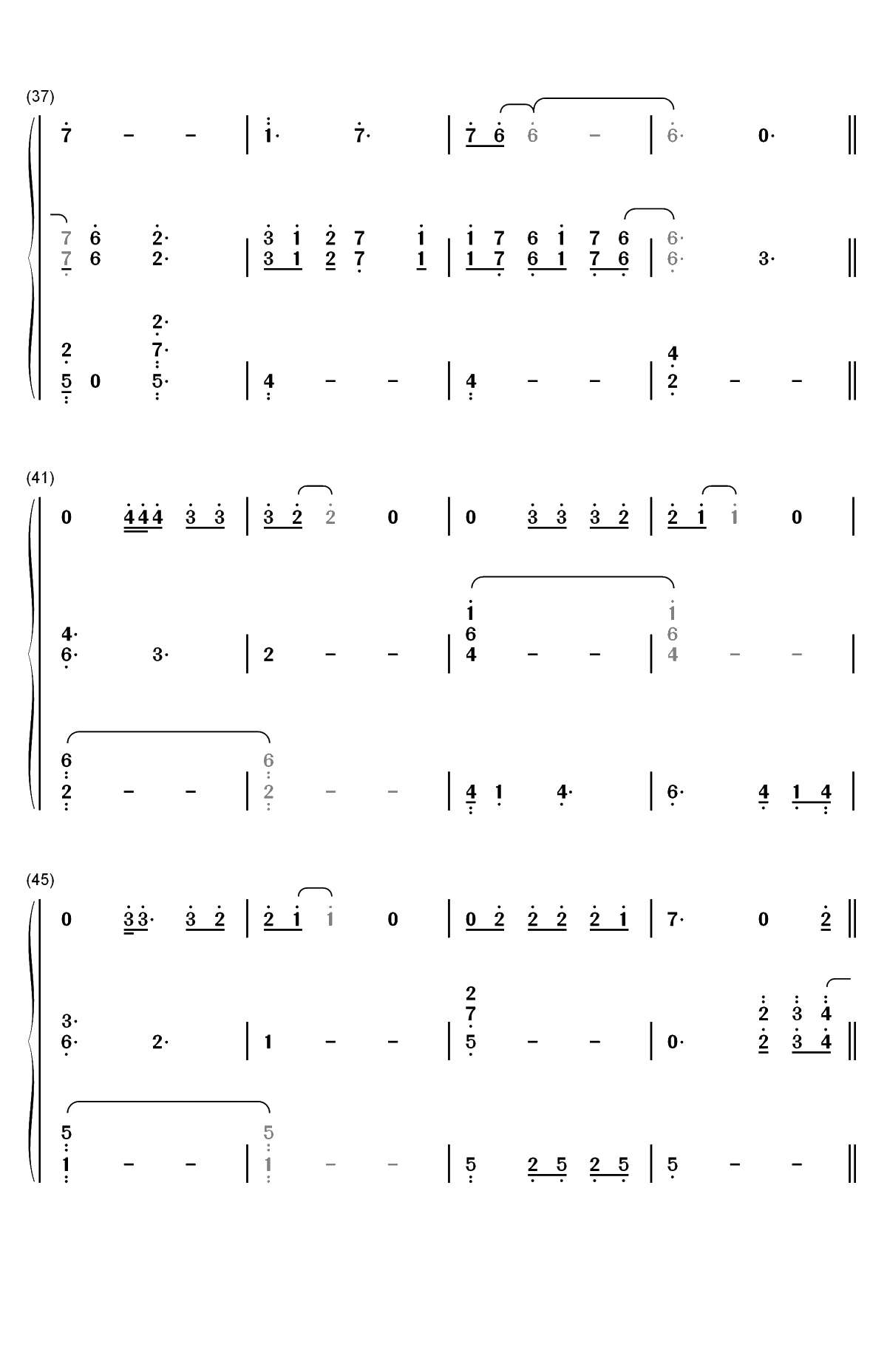 Scream-2019年欧洲歌唱大赛双手简谱预览4
