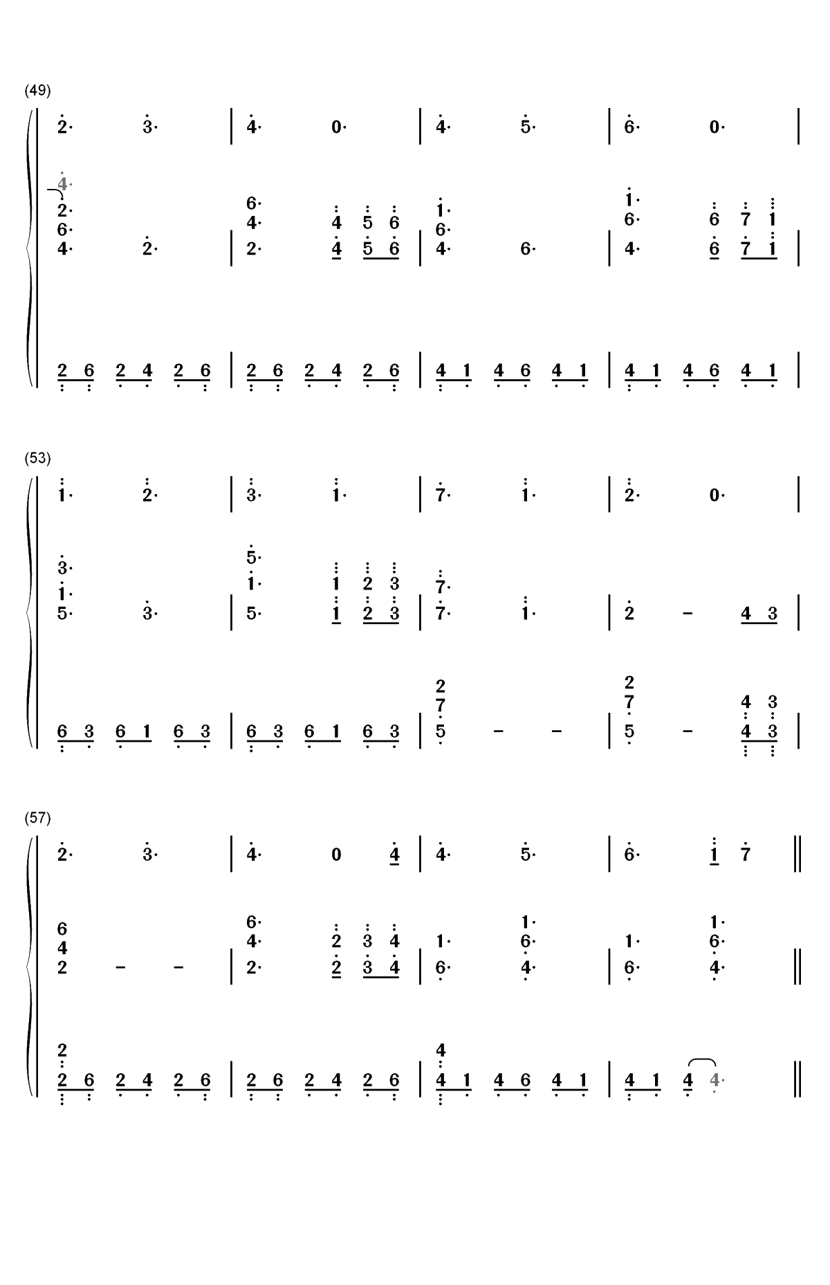 Scream-2019年欧洲歌唱大赛双手简谱预览5