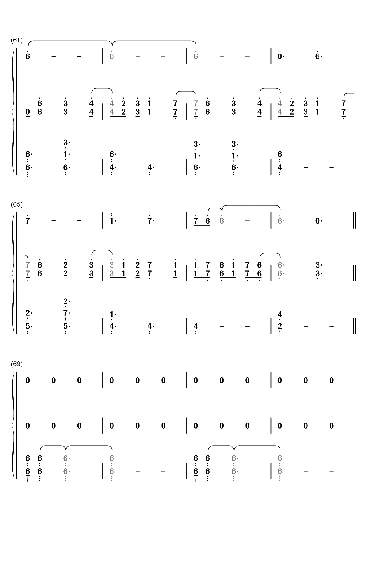 Scream-2019年欧洲歌唱大赛双手简谱预览6