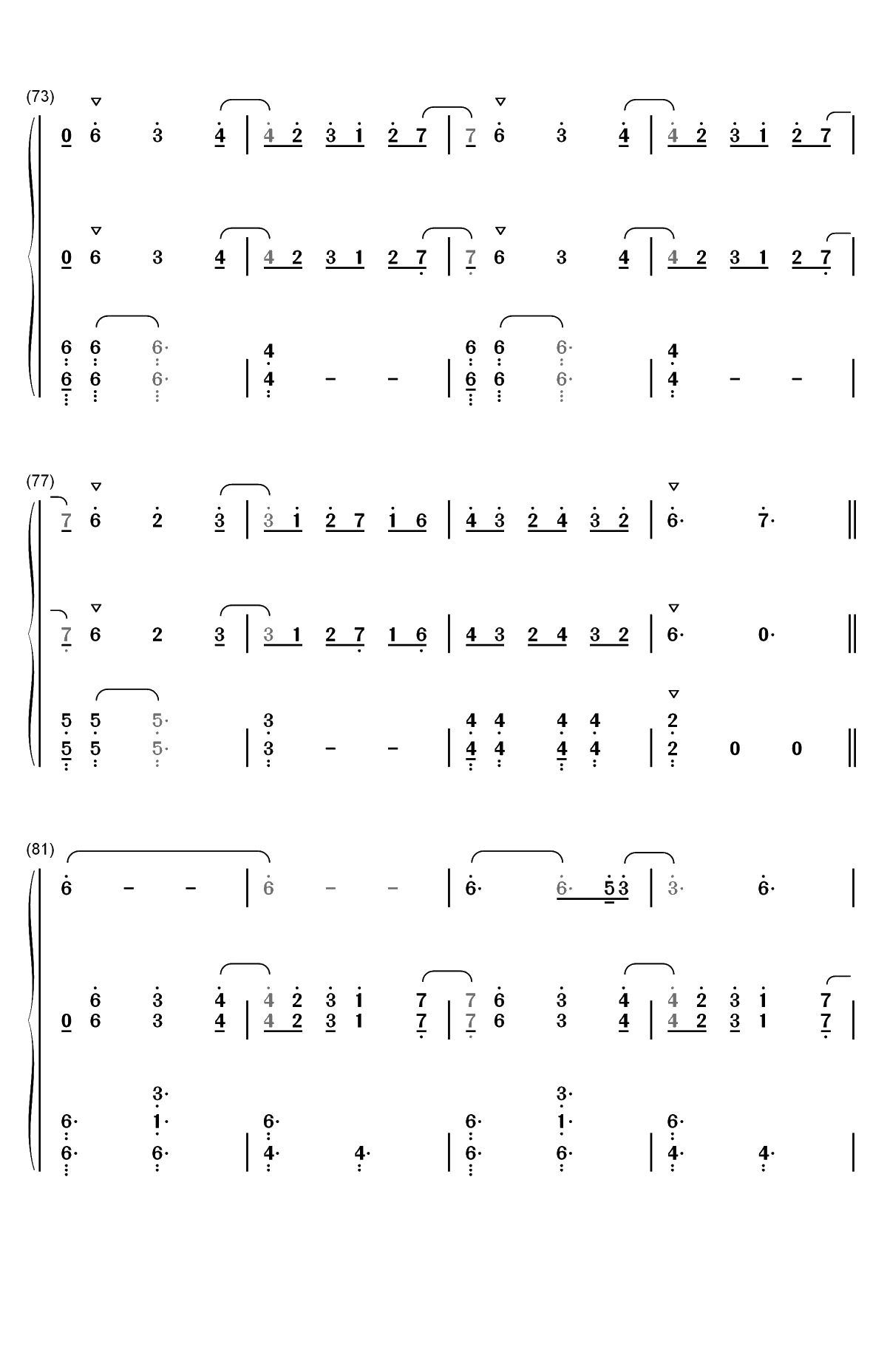 Scream-2019年欧洲歌唱大赛双手简谱预览7