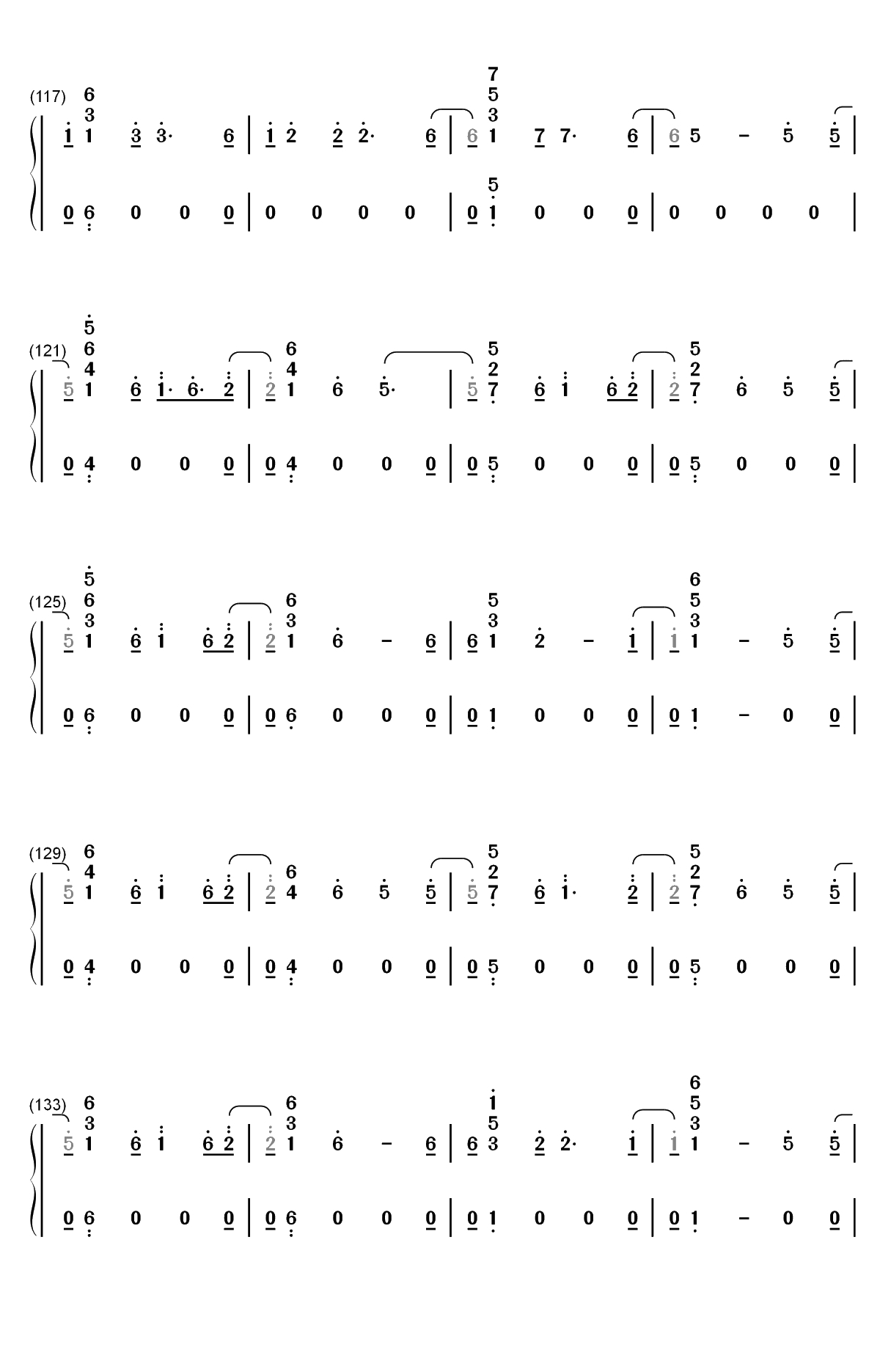 Alien-Jonas Blue ft Sabrina Carpenter双手简谱预览7