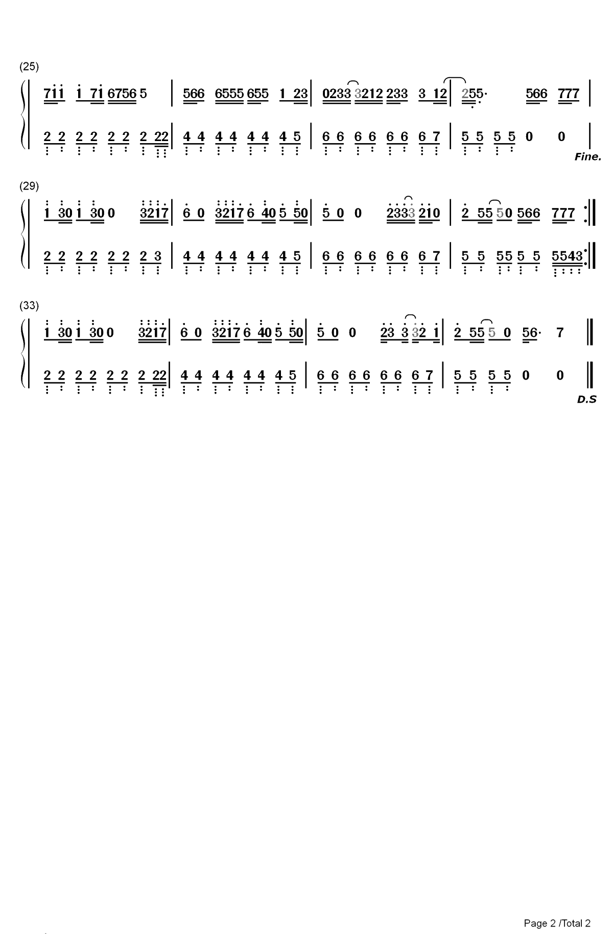 How Do You Sleep-Sam Smith双手简谱预览2