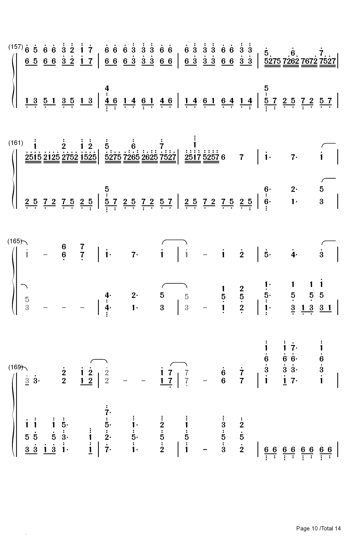 Neo-Aspect-BanG Dream OST双手简谱预览10