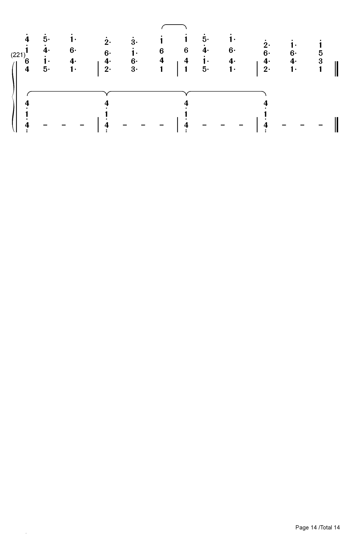 Neo-Aspect-BanG Dream OST双手简谱预览14