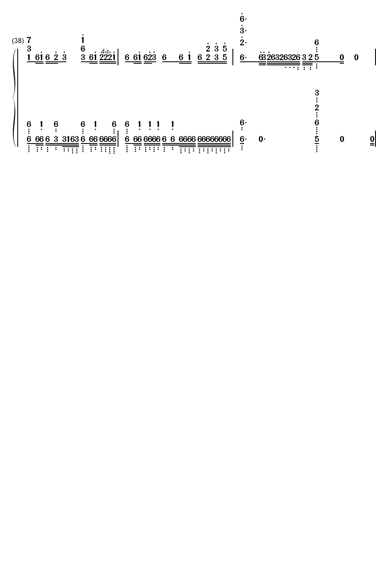 Amadeus-命运石之门0插曲双手简谱预览4