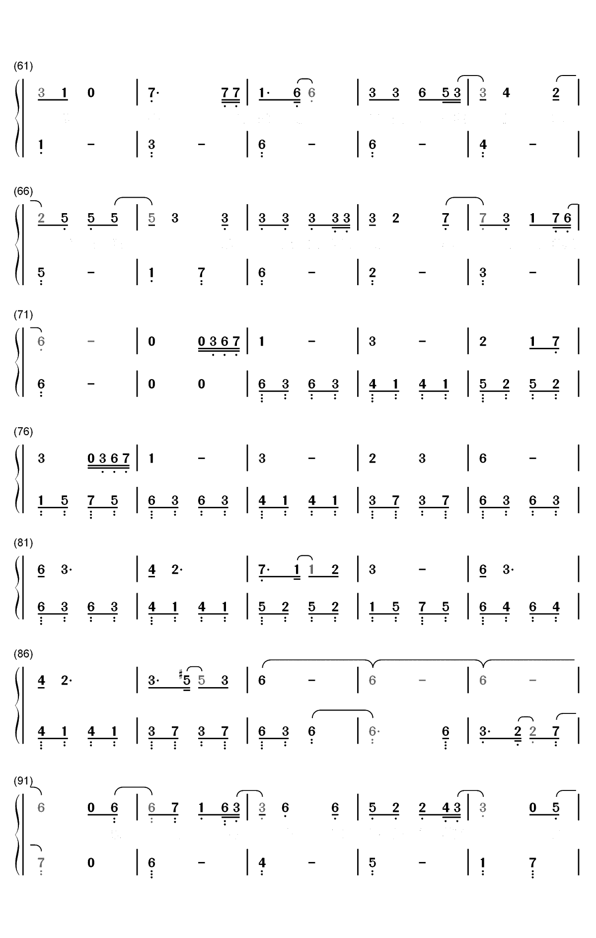 春天的17个瞬间-徐大乐双手简谱预览3