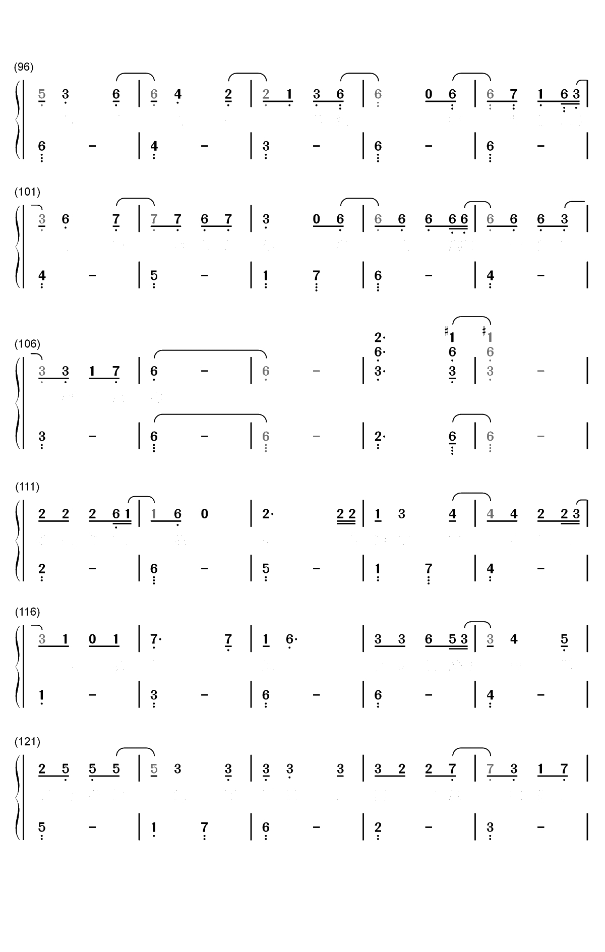 春天的17个瞬间-徐大乐双手简谱预览4