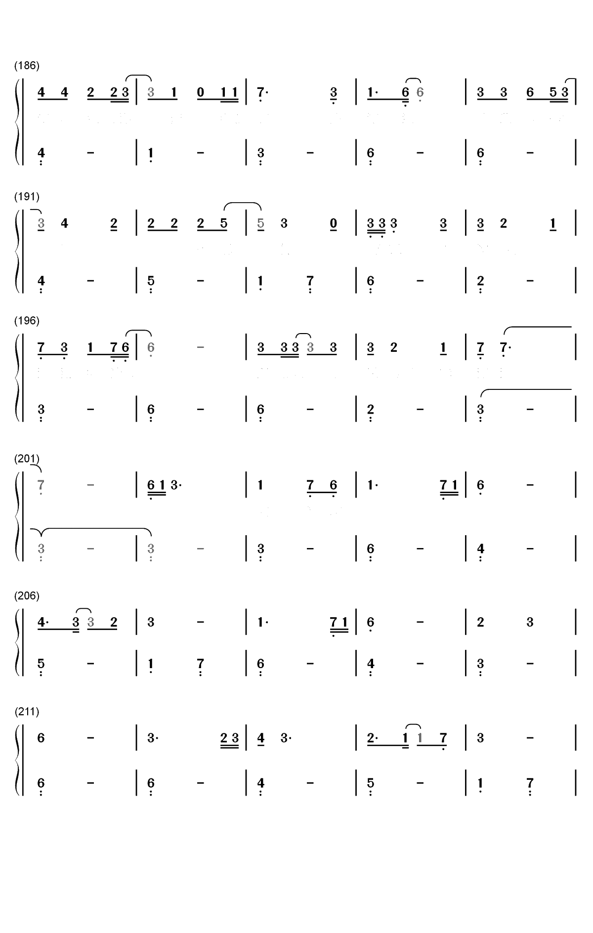 春天的17个瞬间-徐大乐双手简谱预览7