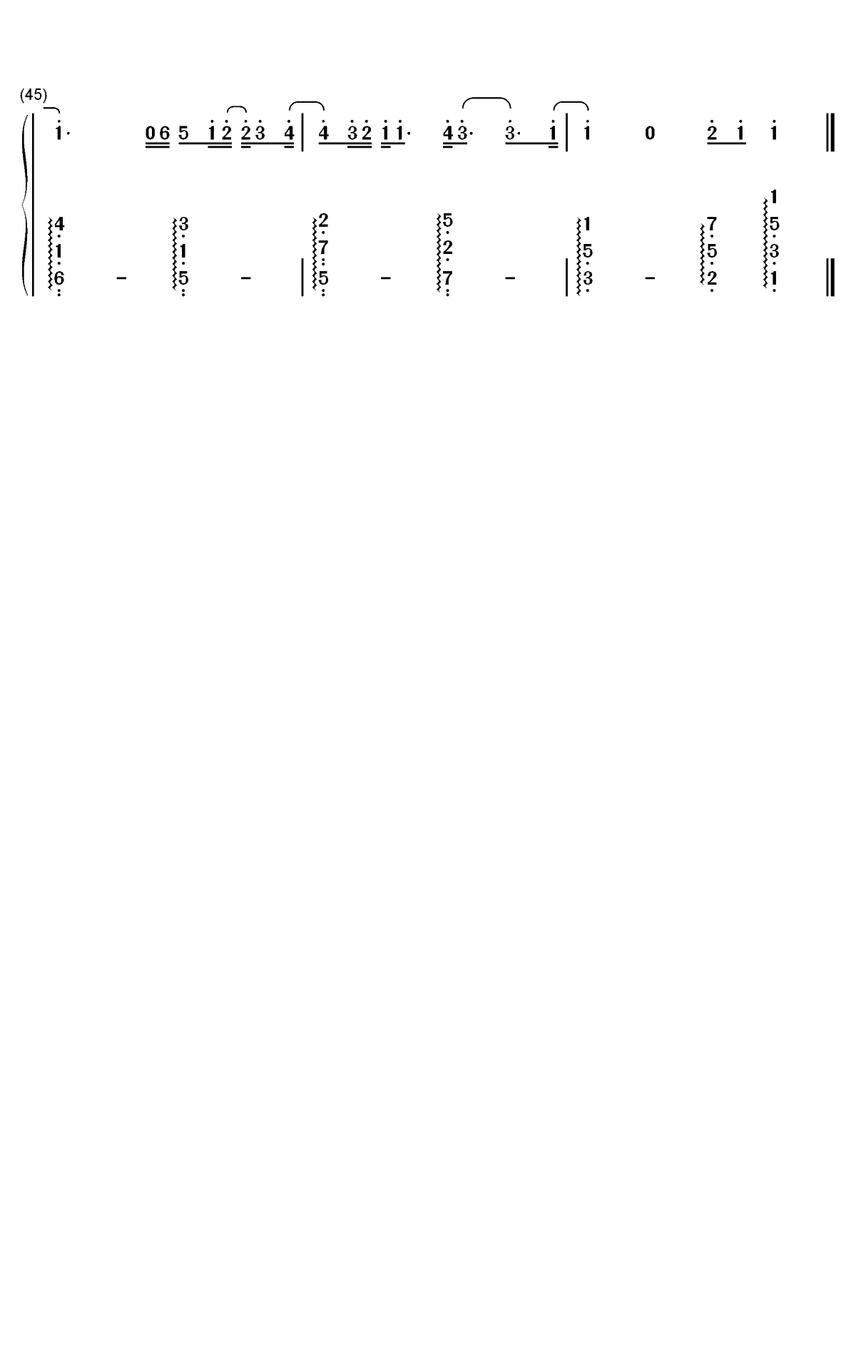 盛夏-毛不易双手简谱预览3