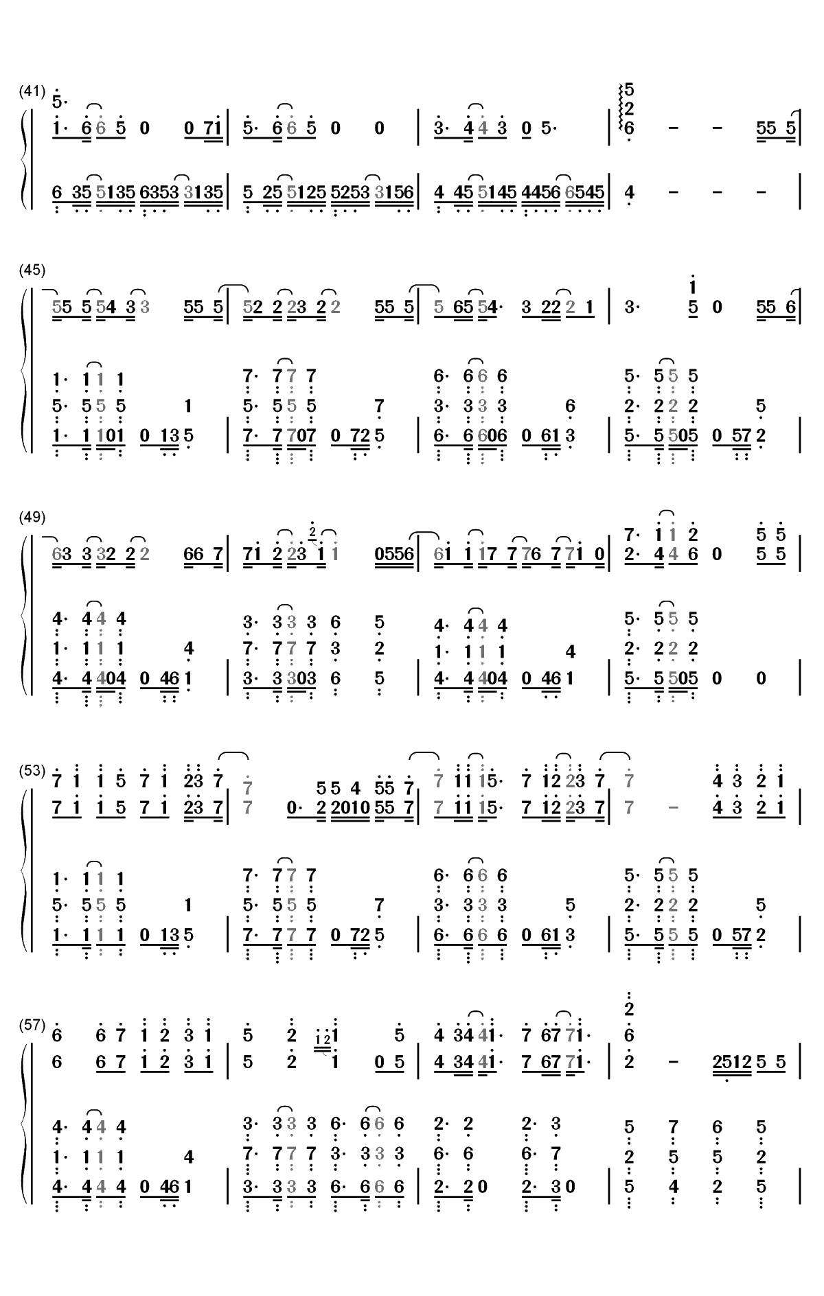 对的时间点-动人旋律谱写时间与生命的感动双手简谱预览3