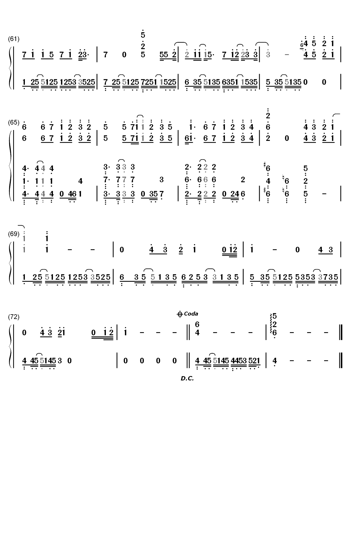 对的时间点-动人旋律谱写时间与生命的感动双手简谱预览4