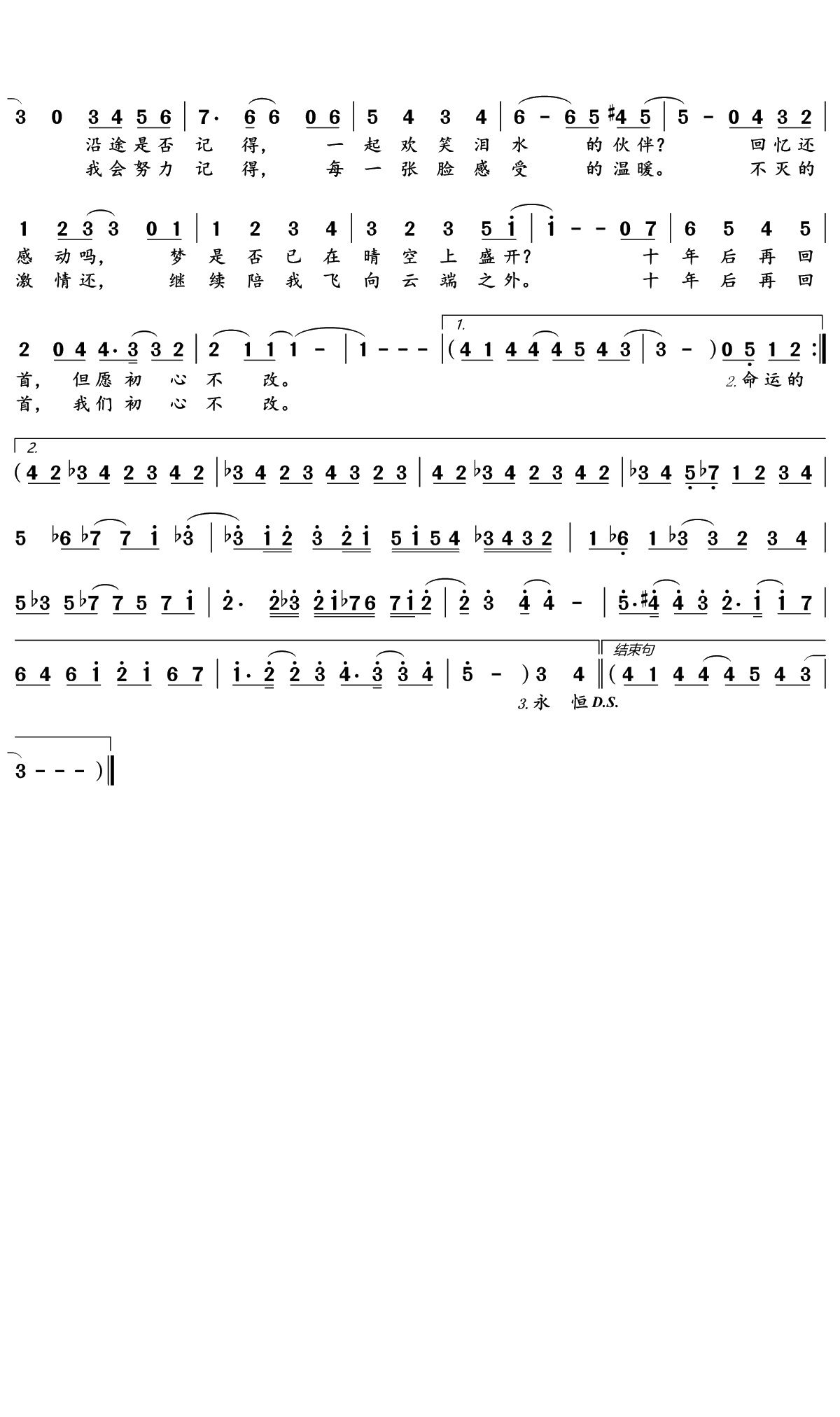 我的舞台简谱(歌词)-SNH48演唱-文艺小Eager记谱1