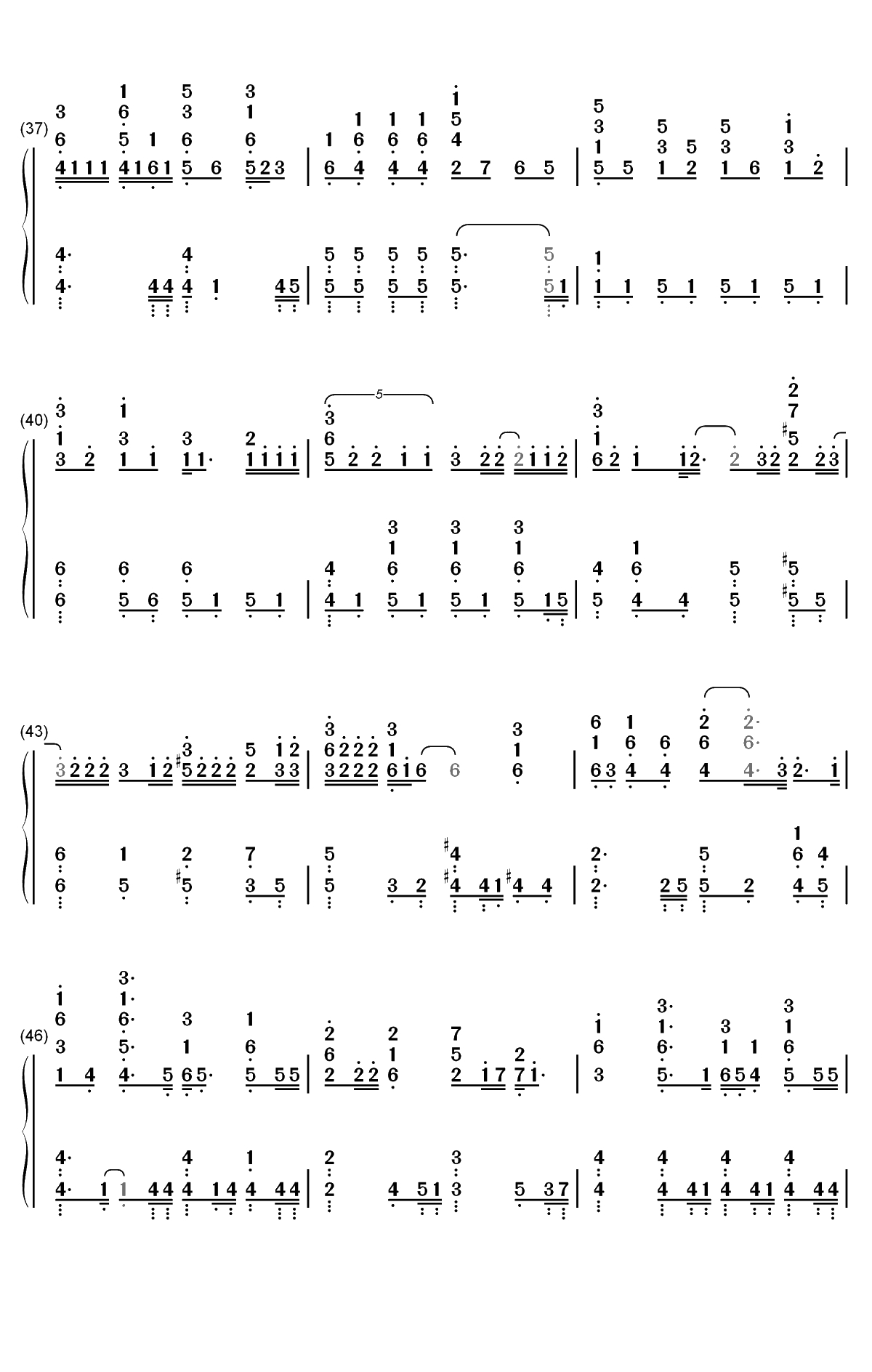 I LUV U-刘宪华双手简谱预览4