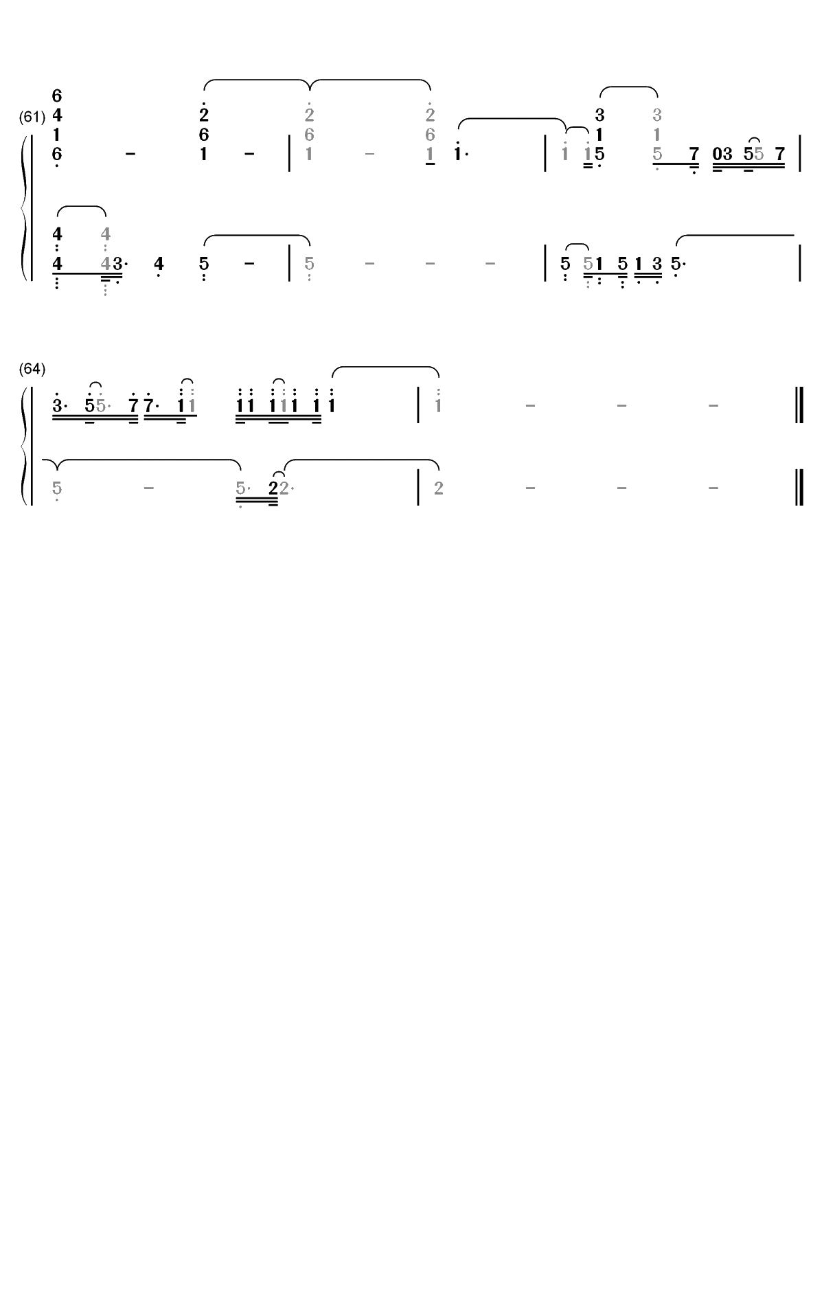 I LUV U-刘宪华双手简谱预览6