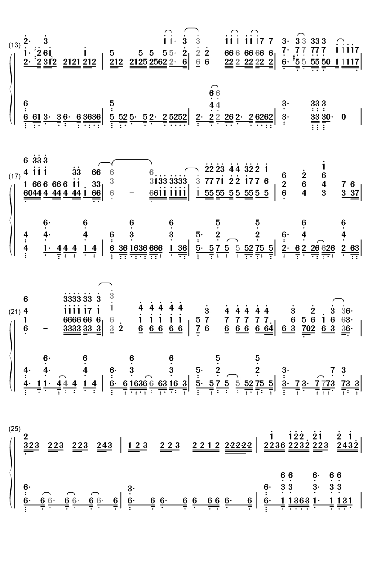 Phoenix-涅槃-LOL英雄联盟S9全球总决赛主题曲双手简谱预览2