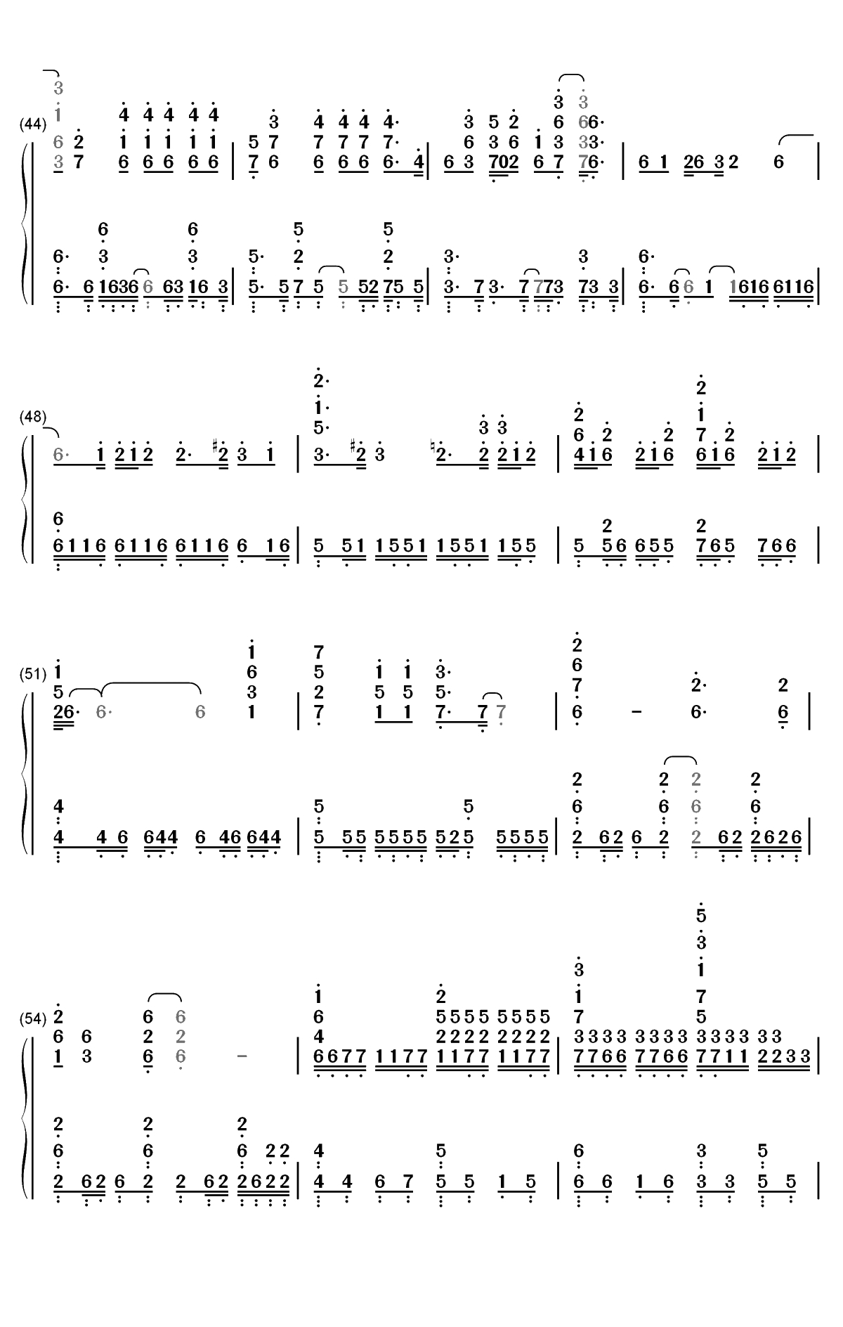 Phoenix-涅槃-LOL英雄联盟S9全球总决赛主题曲双手简谱预览4