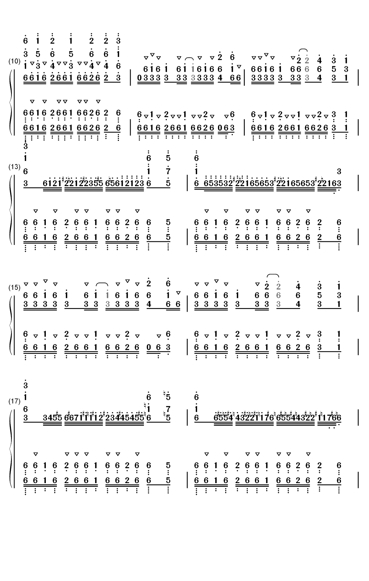 TIT FOR TAT-慎重勇者这个勇者明明超强却过分慎重OP双手简谱预览2